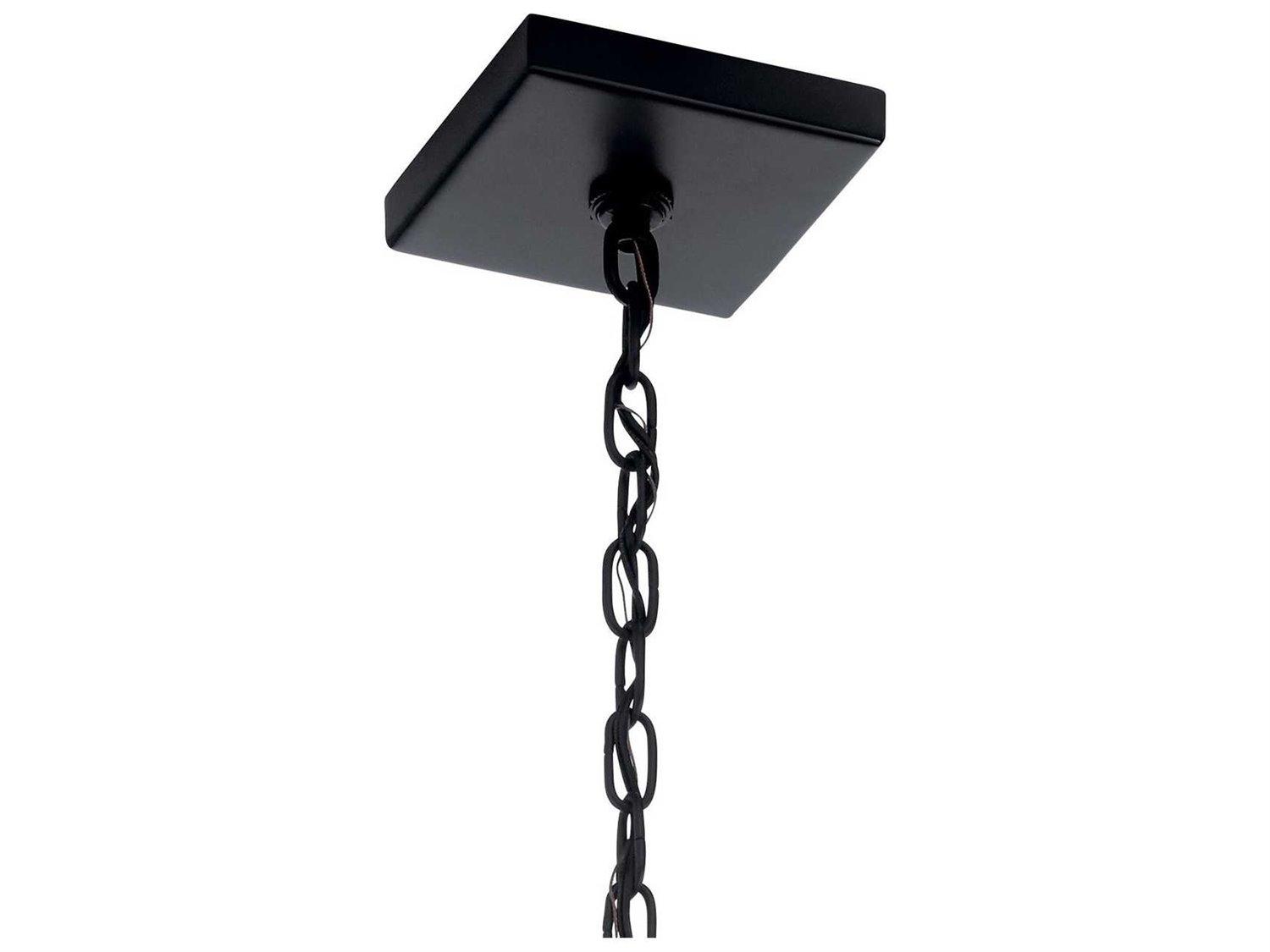 Kichler Vath 4-Light Black Candelabra Chandelier