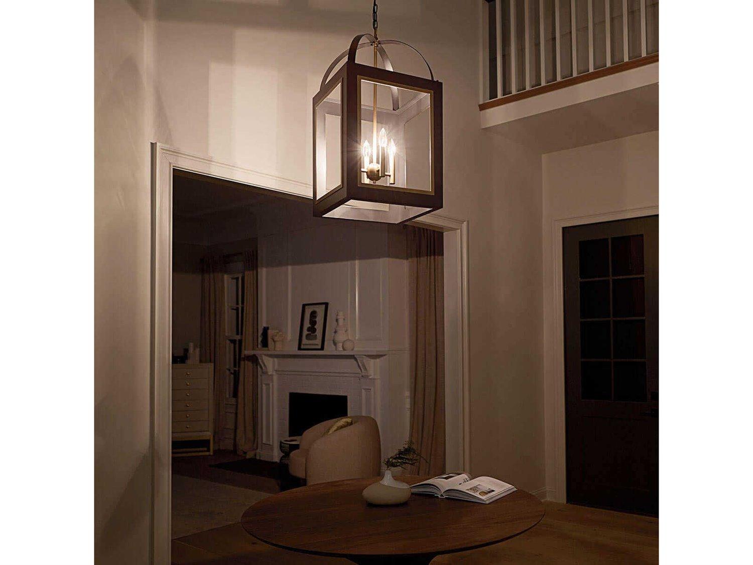 Kichler Vath 4-Light Black Candelabra Chandelier