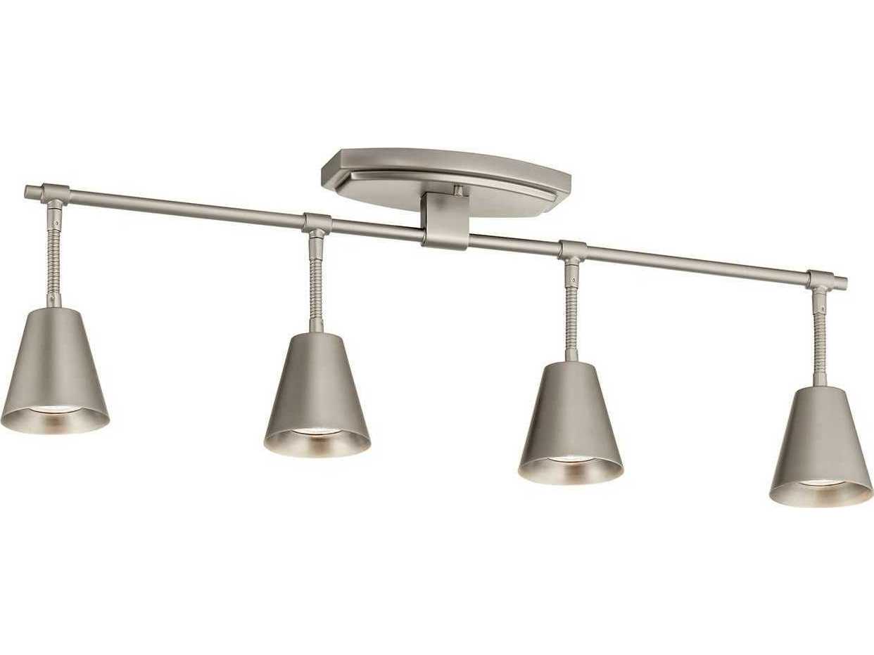 Kichler Sylvia 4-Light Satin Nickel Linear Track & Rail Light