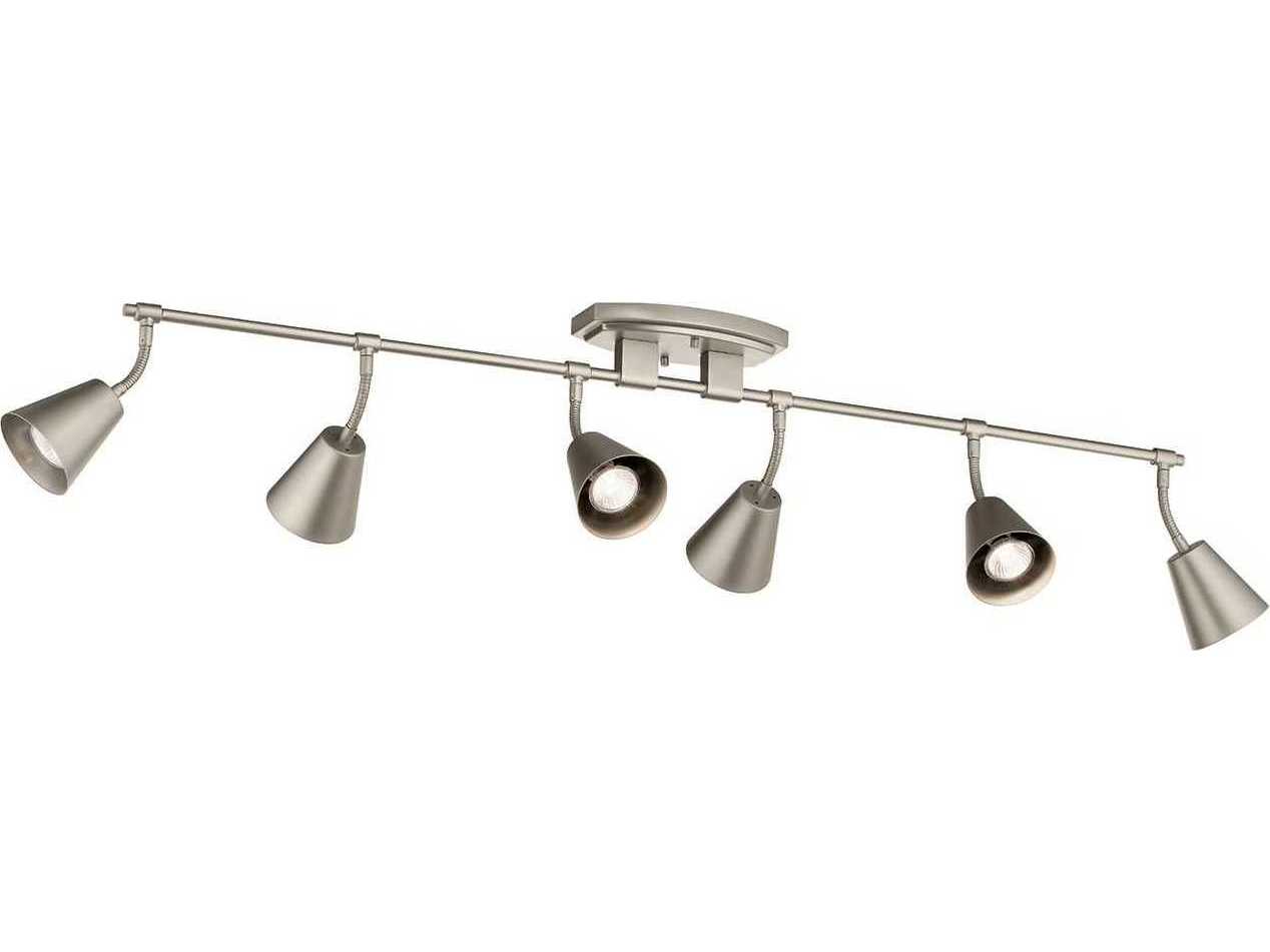 Kichler Sylvia 6-Light Satin Nickel Linear Track & Rail Light