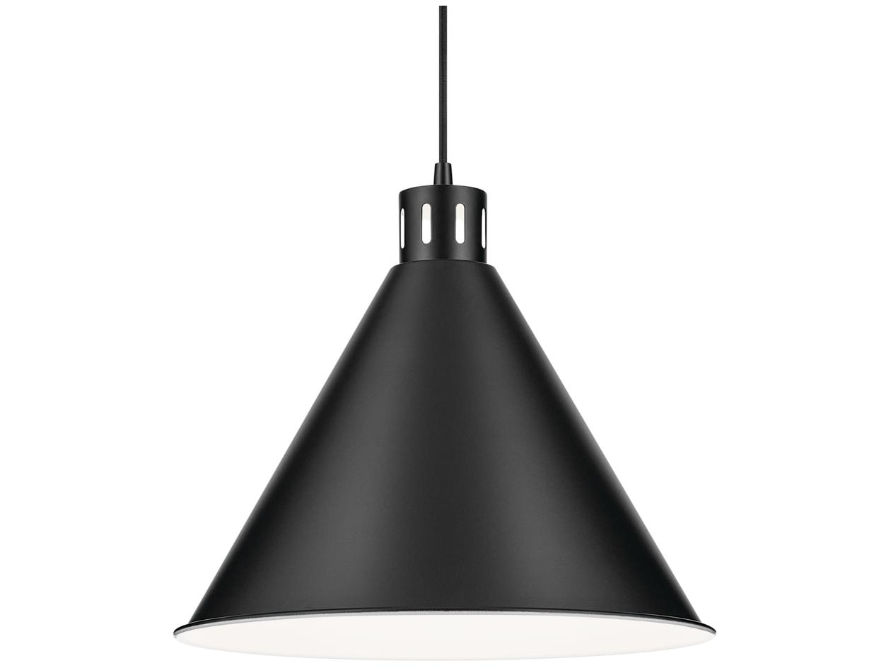 Kichler Zailey 1-Light Black Pendant