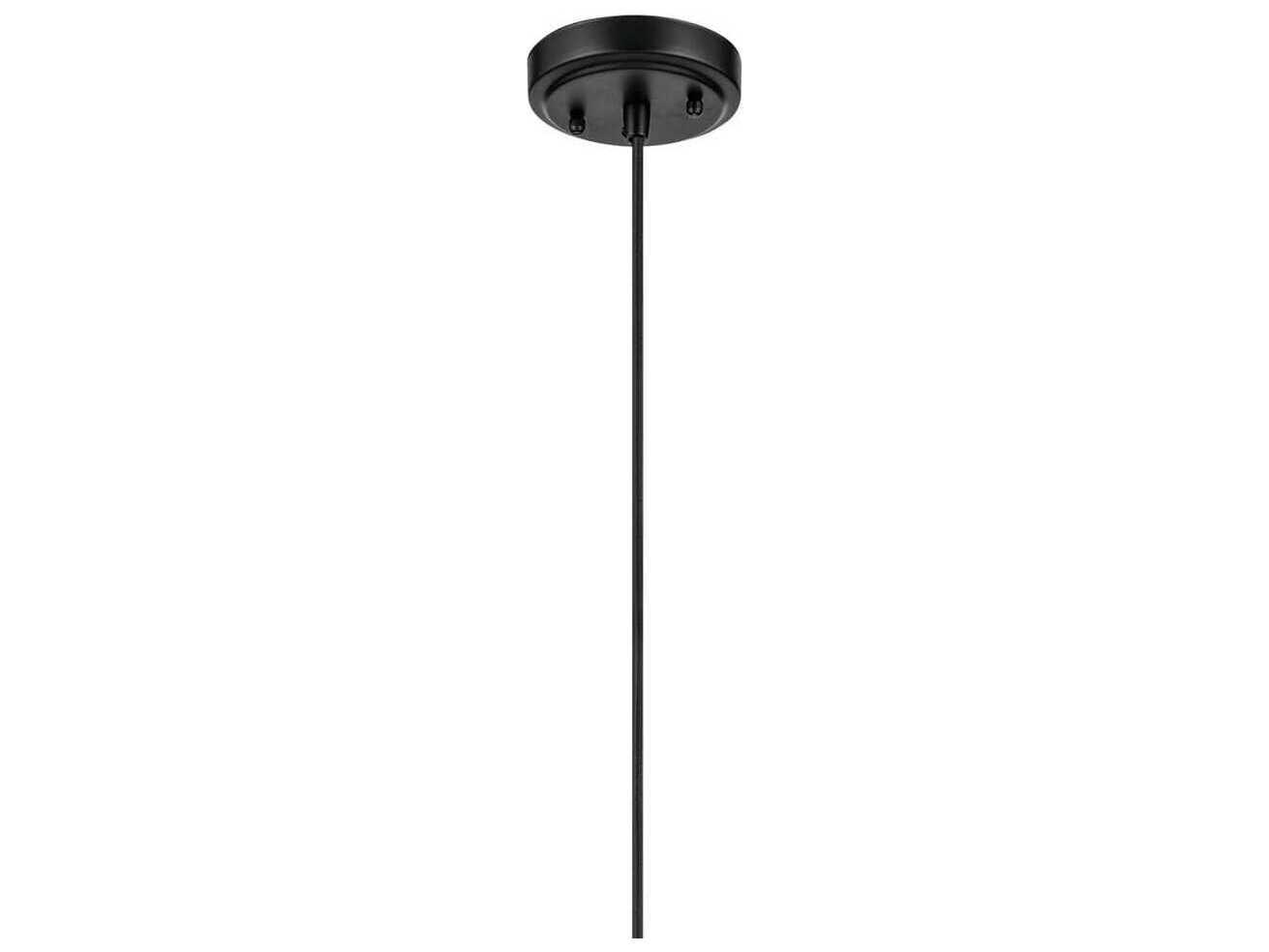 Kichler Zailey 1-Light Black Pendant