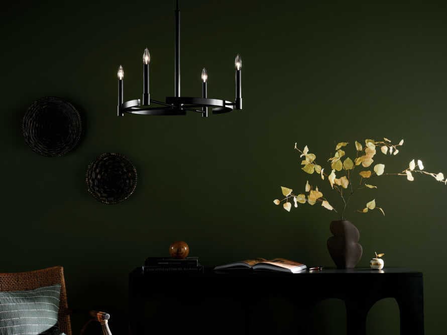 Kichler Tolani 4-Light Black Candelabra Chandelier