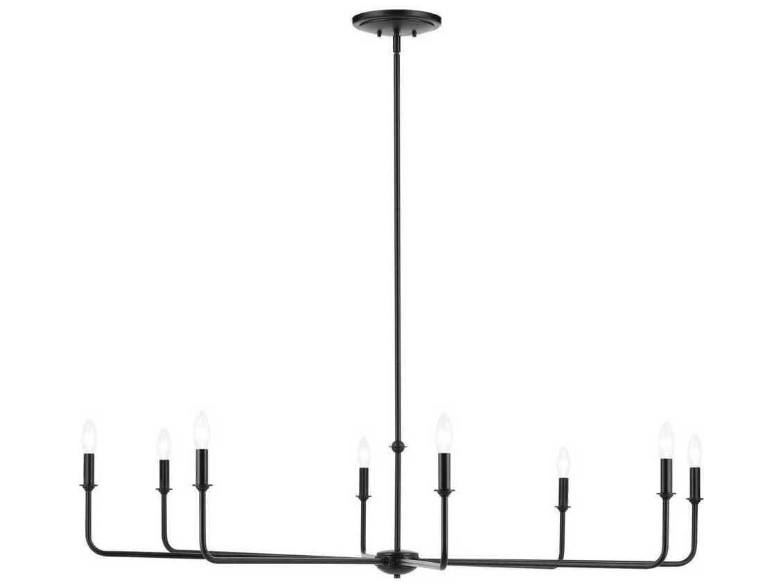 Kichler Pallas 8-Light Black Chandelier