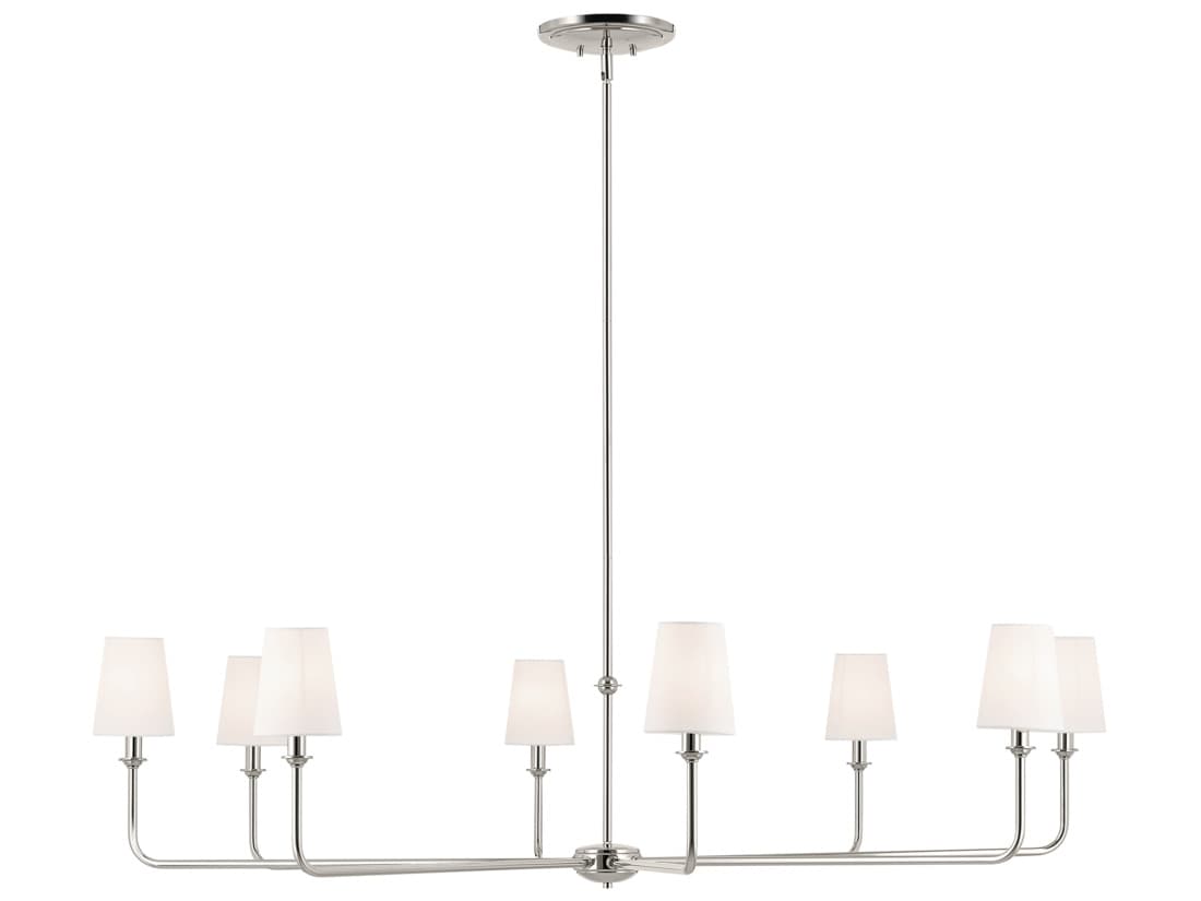 Kichler Pallas 8-Light Polished Nickel Chandelier