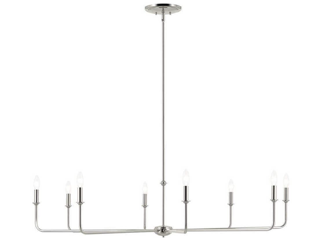 Kichler Pallas 8-Light Polished Nickel Chandelier