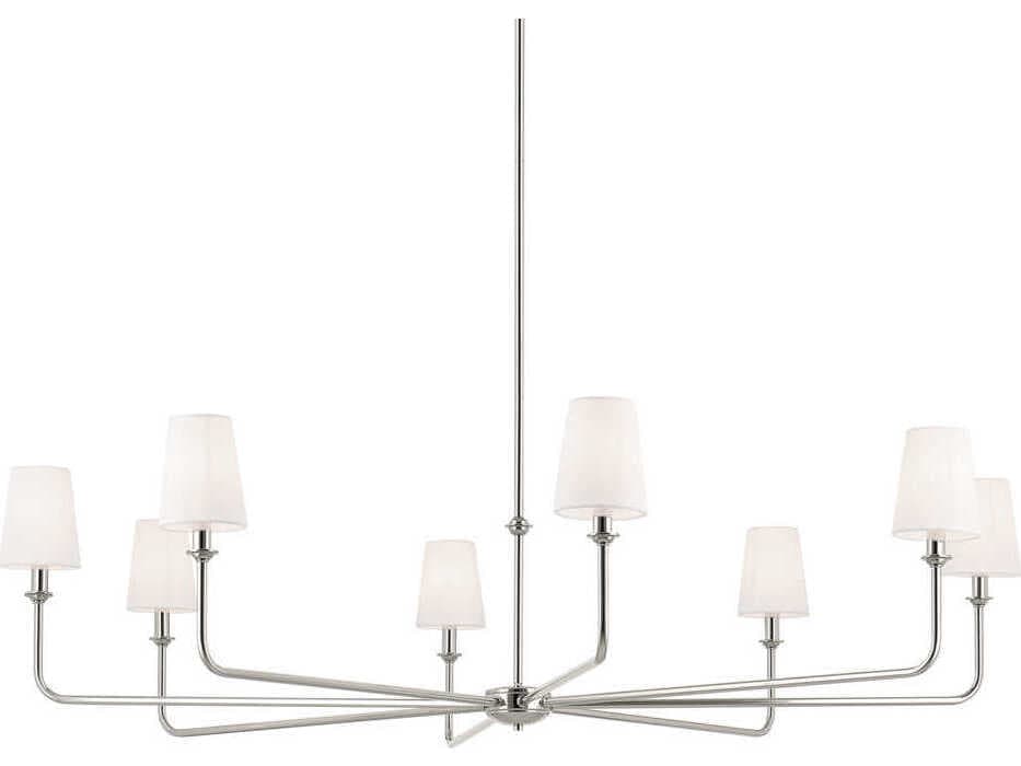 Kichler Pallas 8-Light Polished Nickel Chandelier