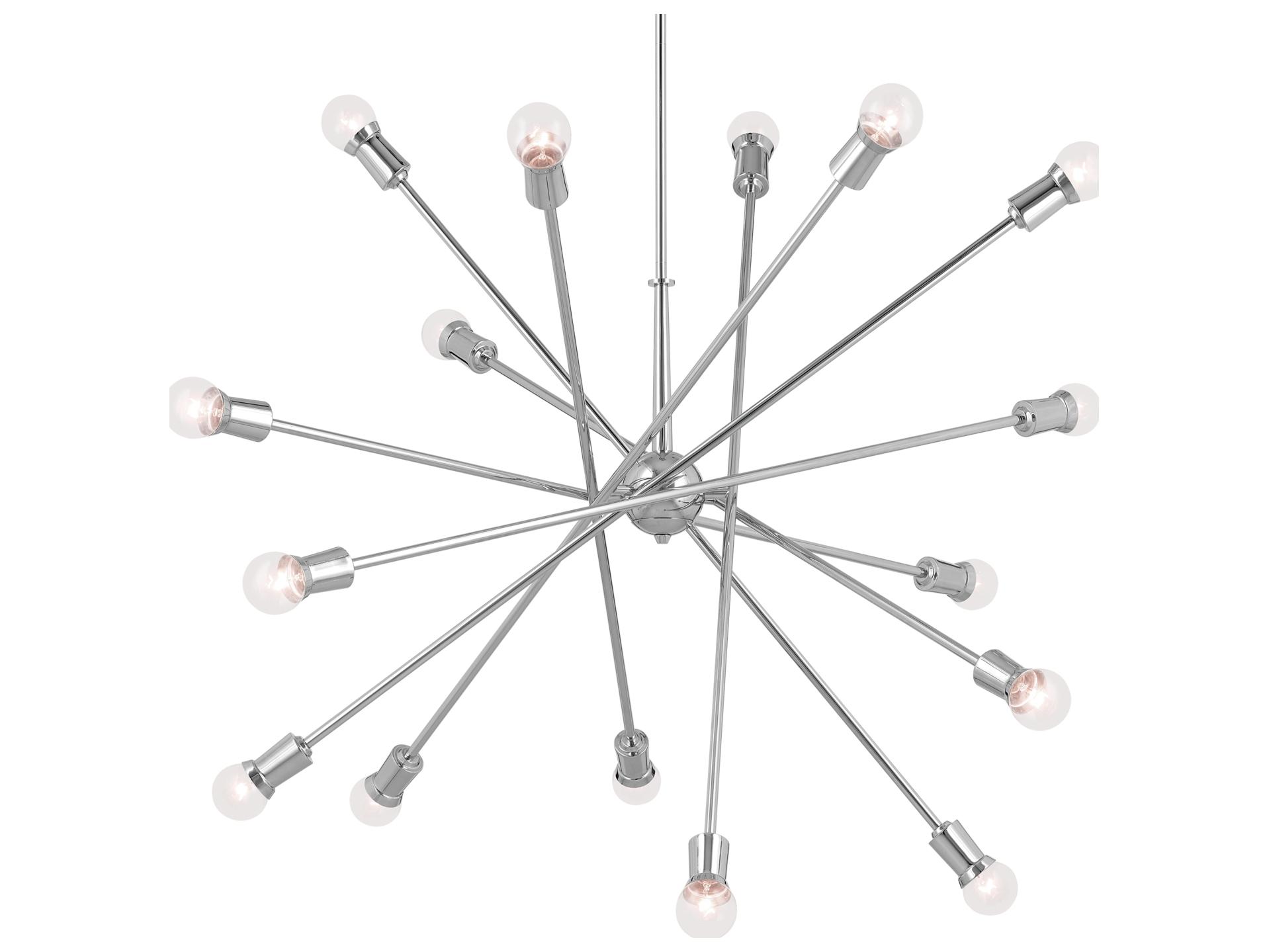 Kichler Armstrong 16-Light Chrome Linear Sputnik Pendant