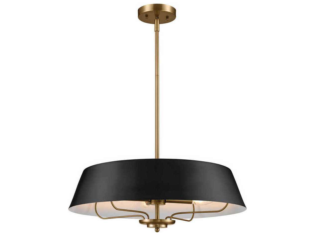 Kichler Luella 4-Light Black Brass Empire Pendant