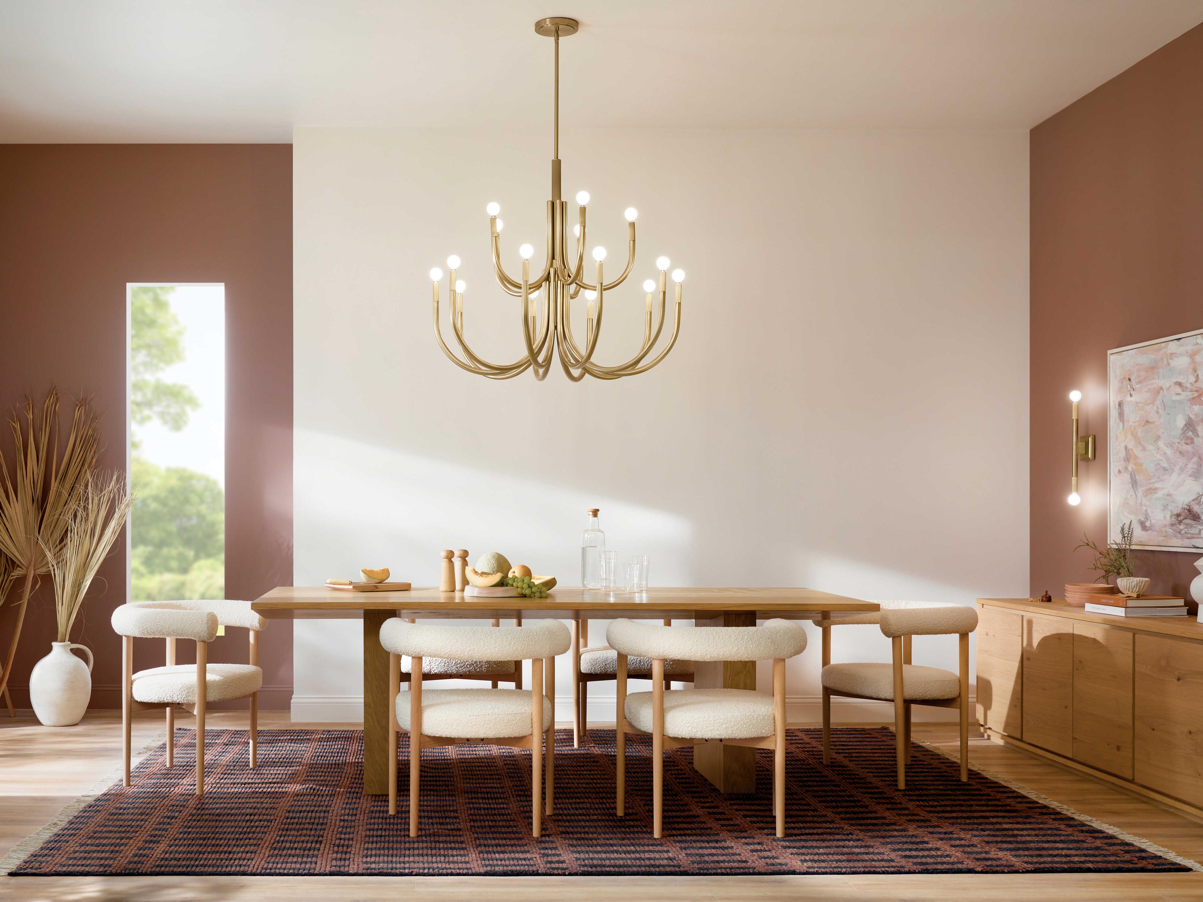 Kichler Odensa 15-Light Champagne Bronze Candelabra Chandelier