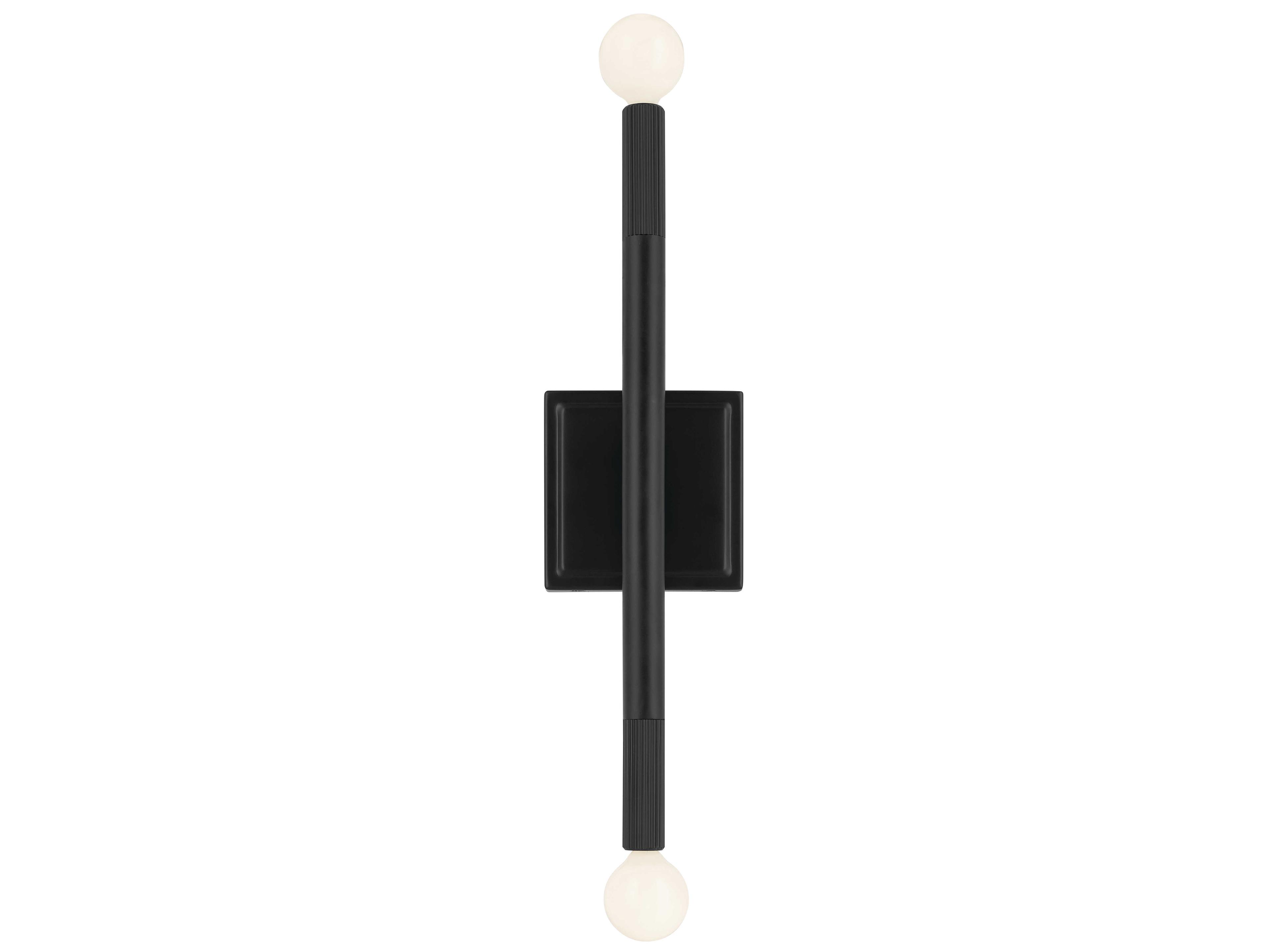 Kichler Odensa 2-Light Black Wall Sconce