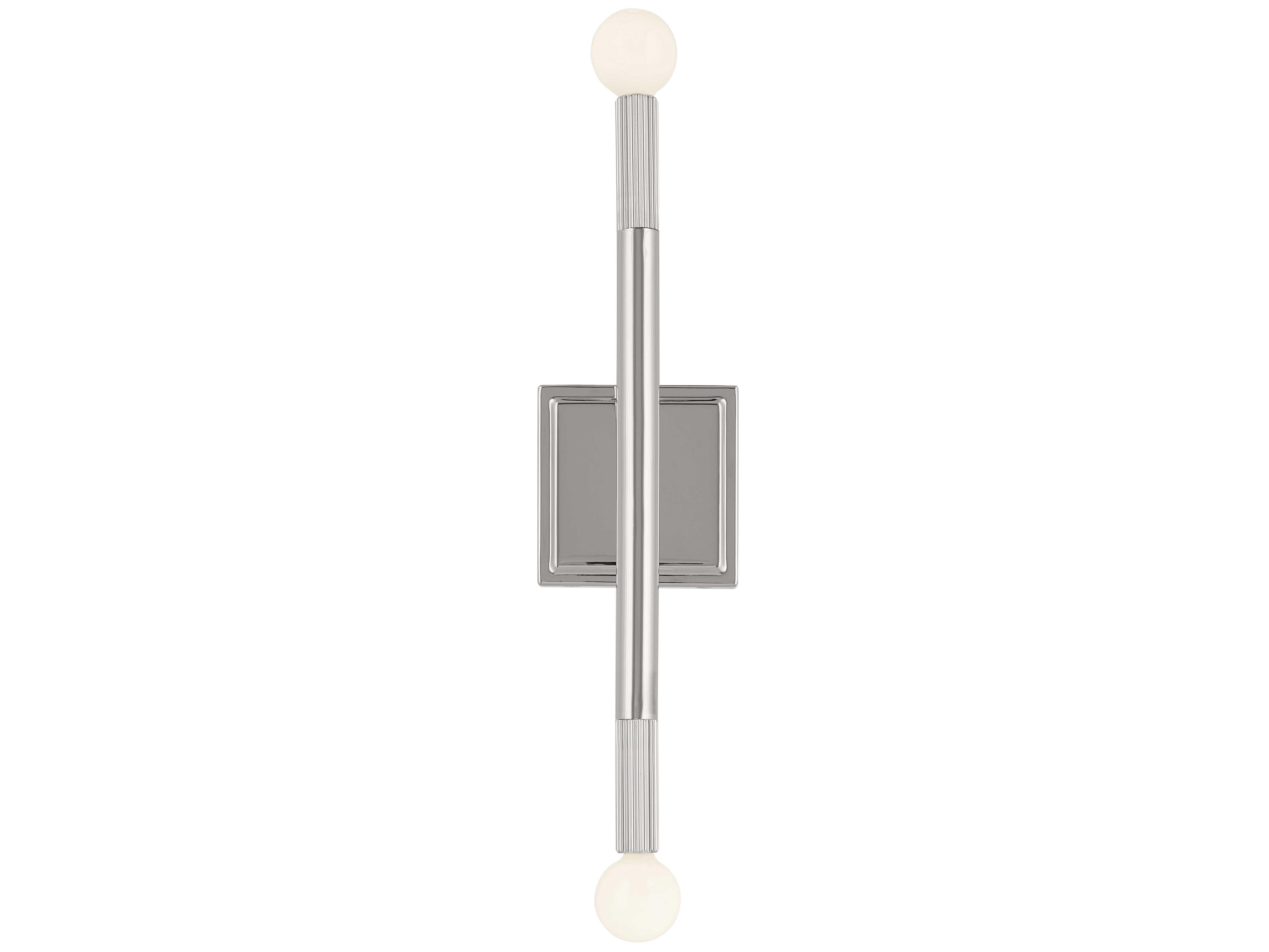 Kichler Odensa 2-Light Polished Nickel Wall Sconce