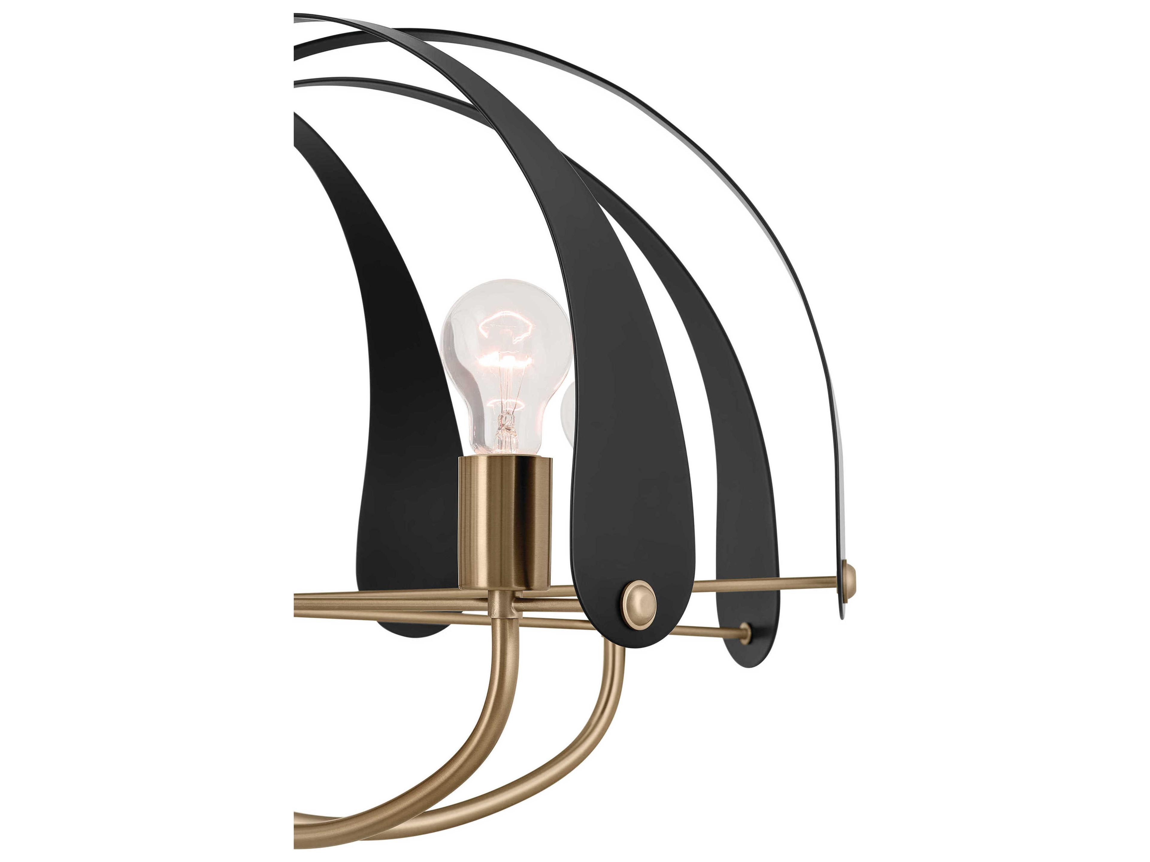 Kichler Petal 5-Light Champagne Bronze Chandelier