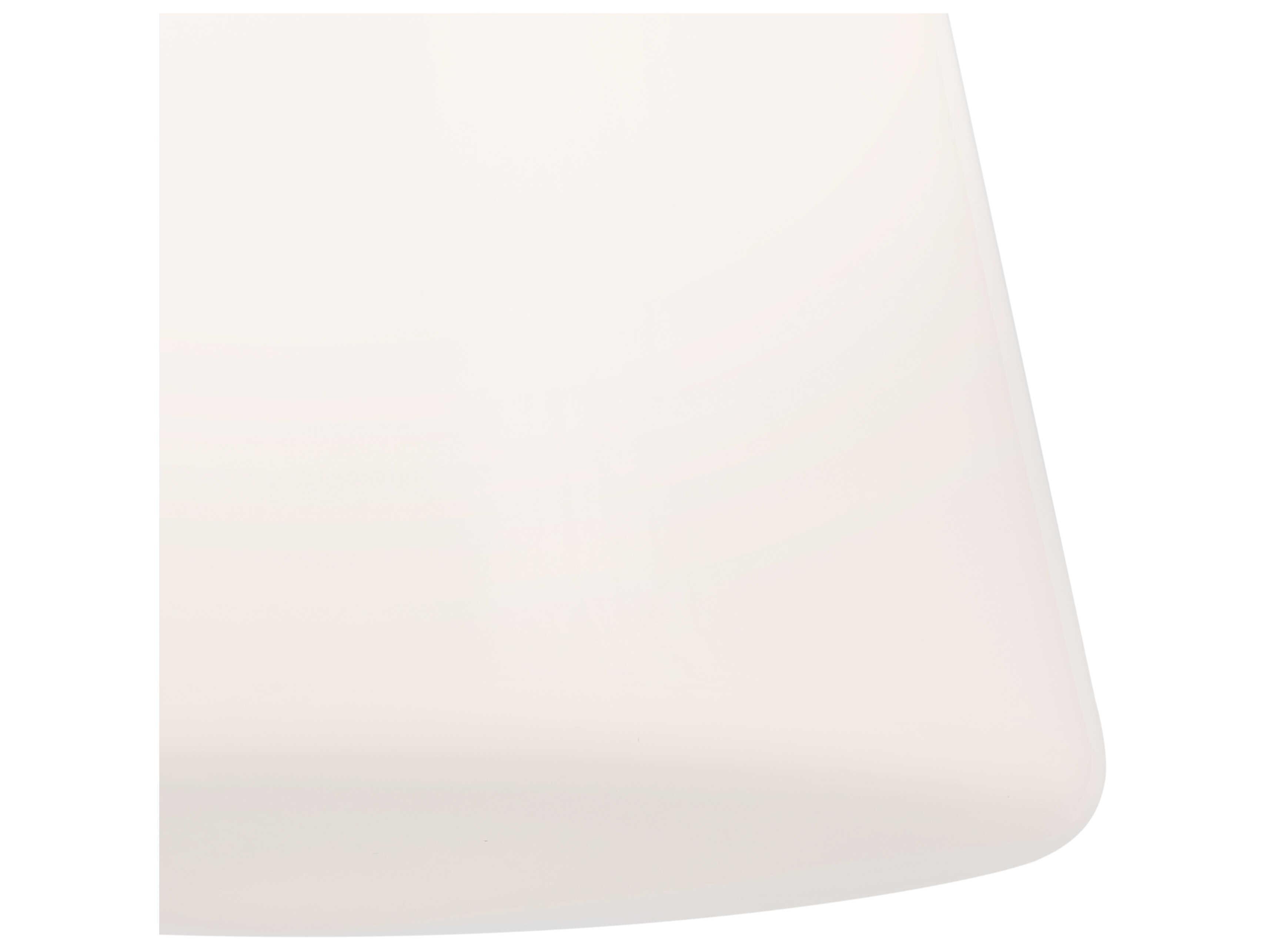 Kichler Albers 1-Light Black Glass Flush Mount