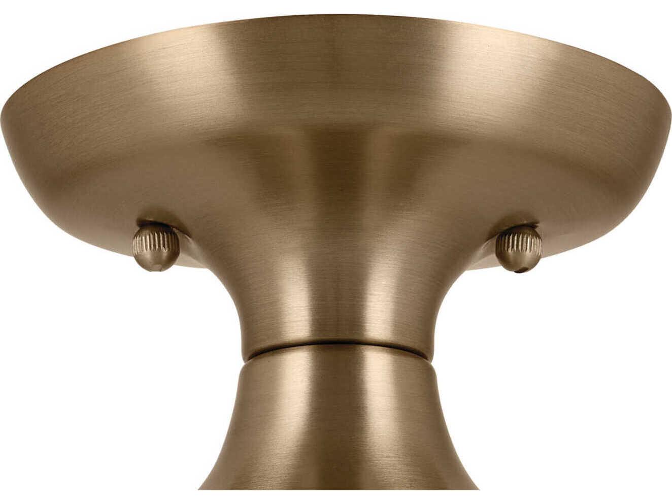 Kichler Sisu 1-Light Champagne Bronze Cylinder Flush Mount