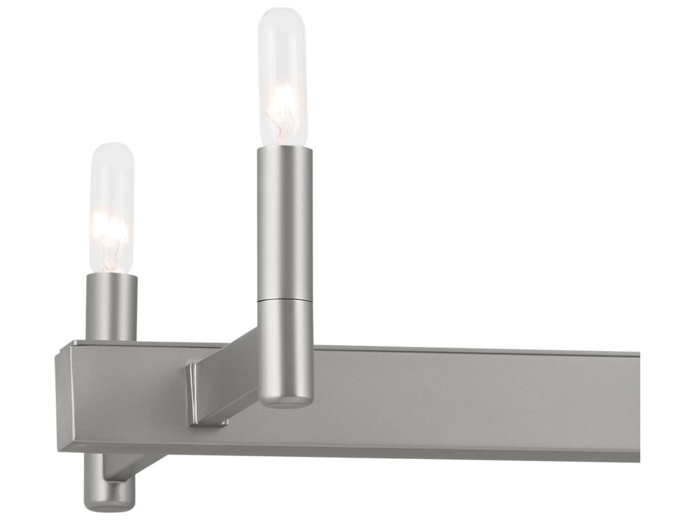 Kichler Erzo 10-Light Satin Nickel Linear Island Pendant