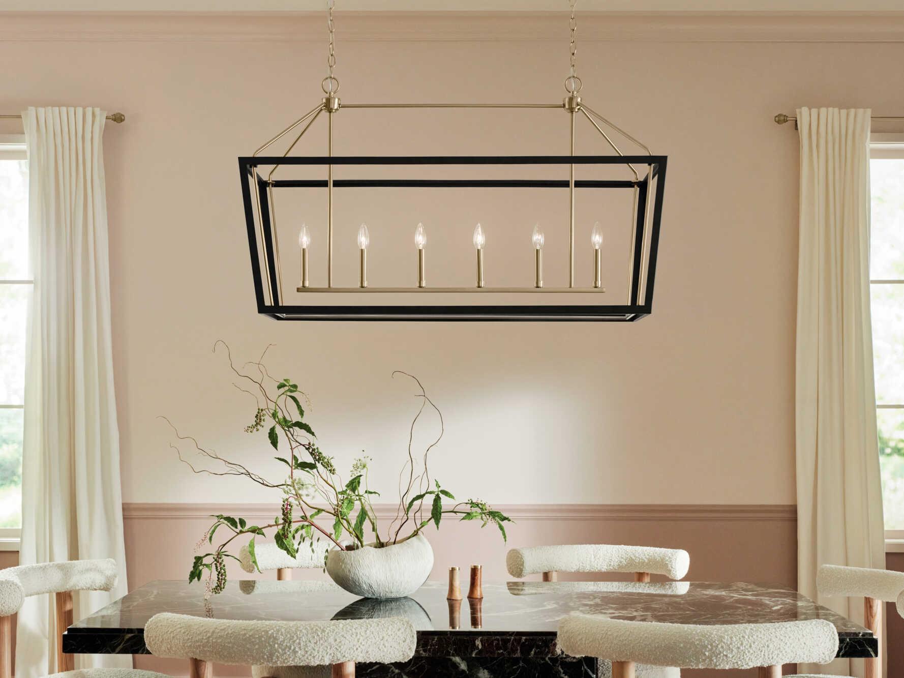 Kichler Delvin 6-Light Champagne Bronze Island Pendant