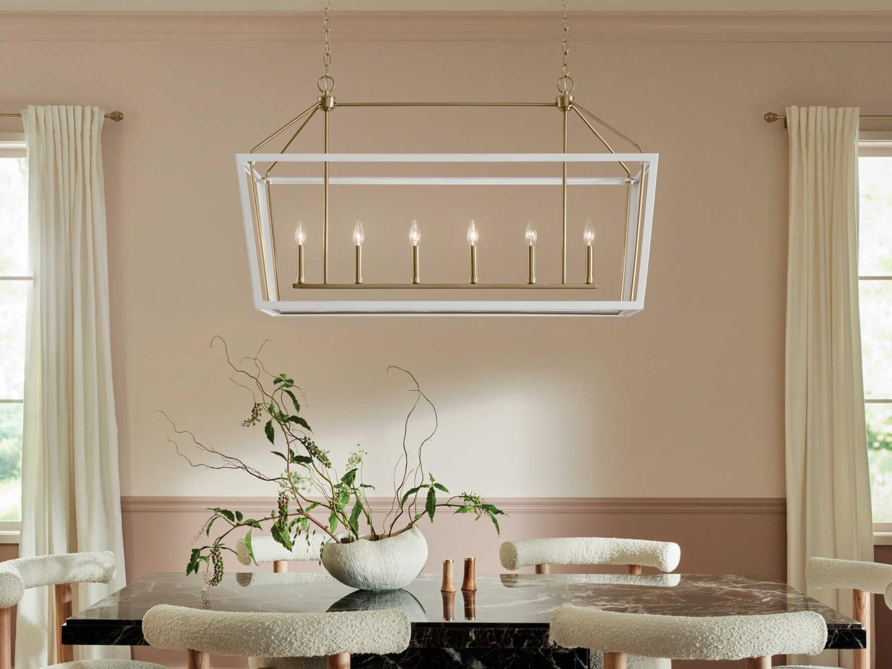 Kichler Delvin 6-Light Champagne Bronze Island Pendant