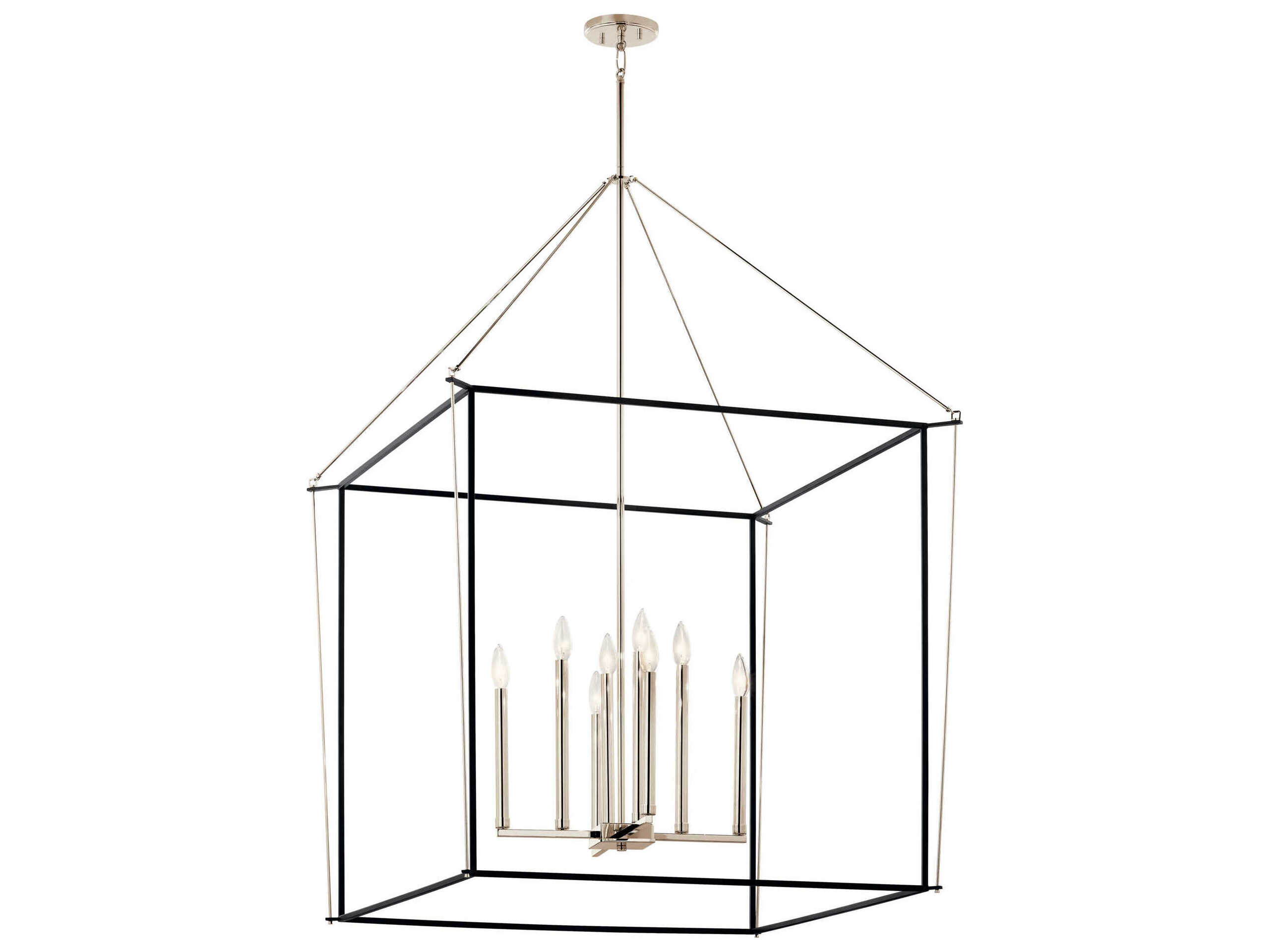 Kichler Eisley 8-Light Polished Nickel Pendant