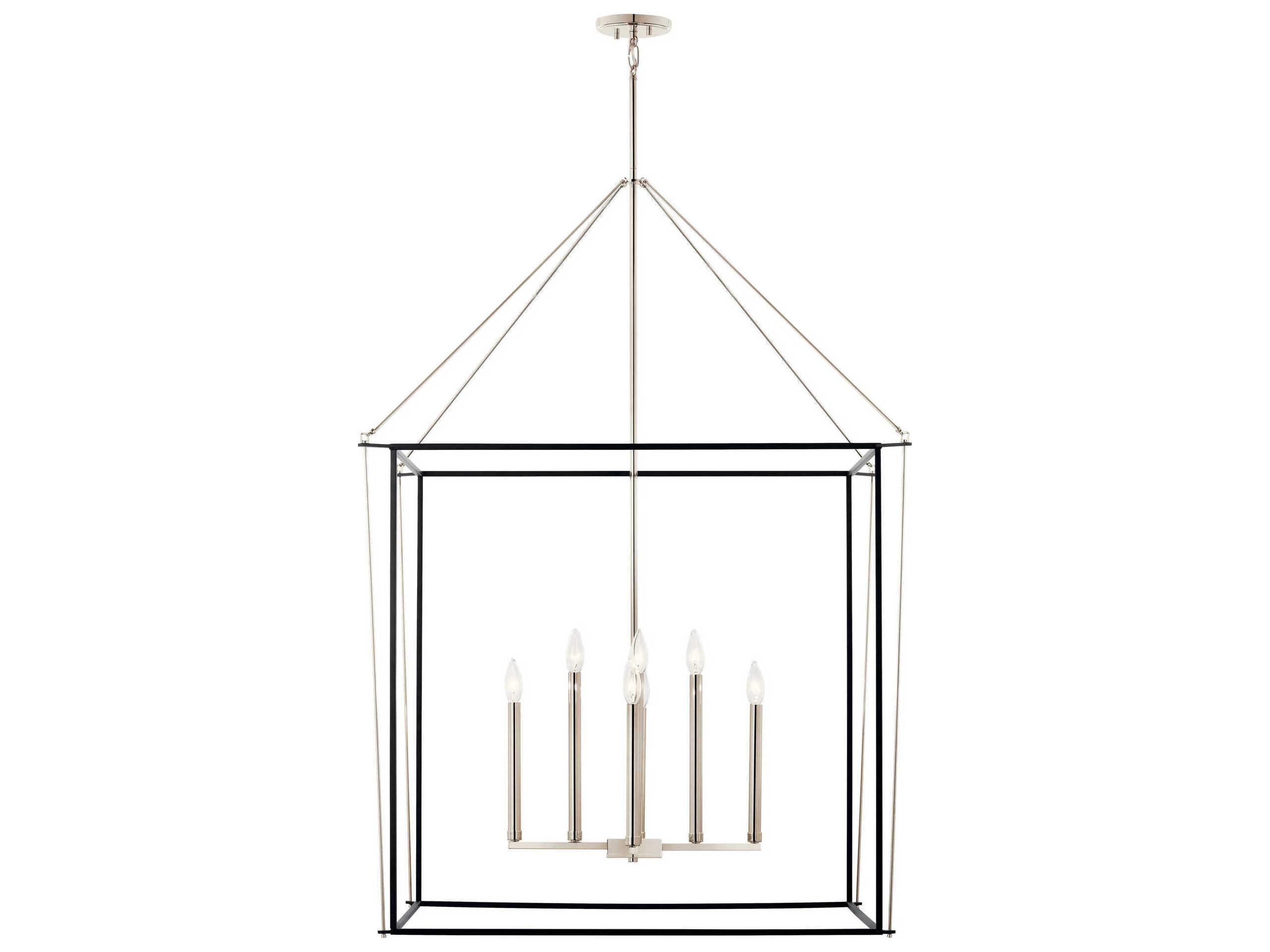 Kichler Eisley 8-Light Polished Nickel Pendant