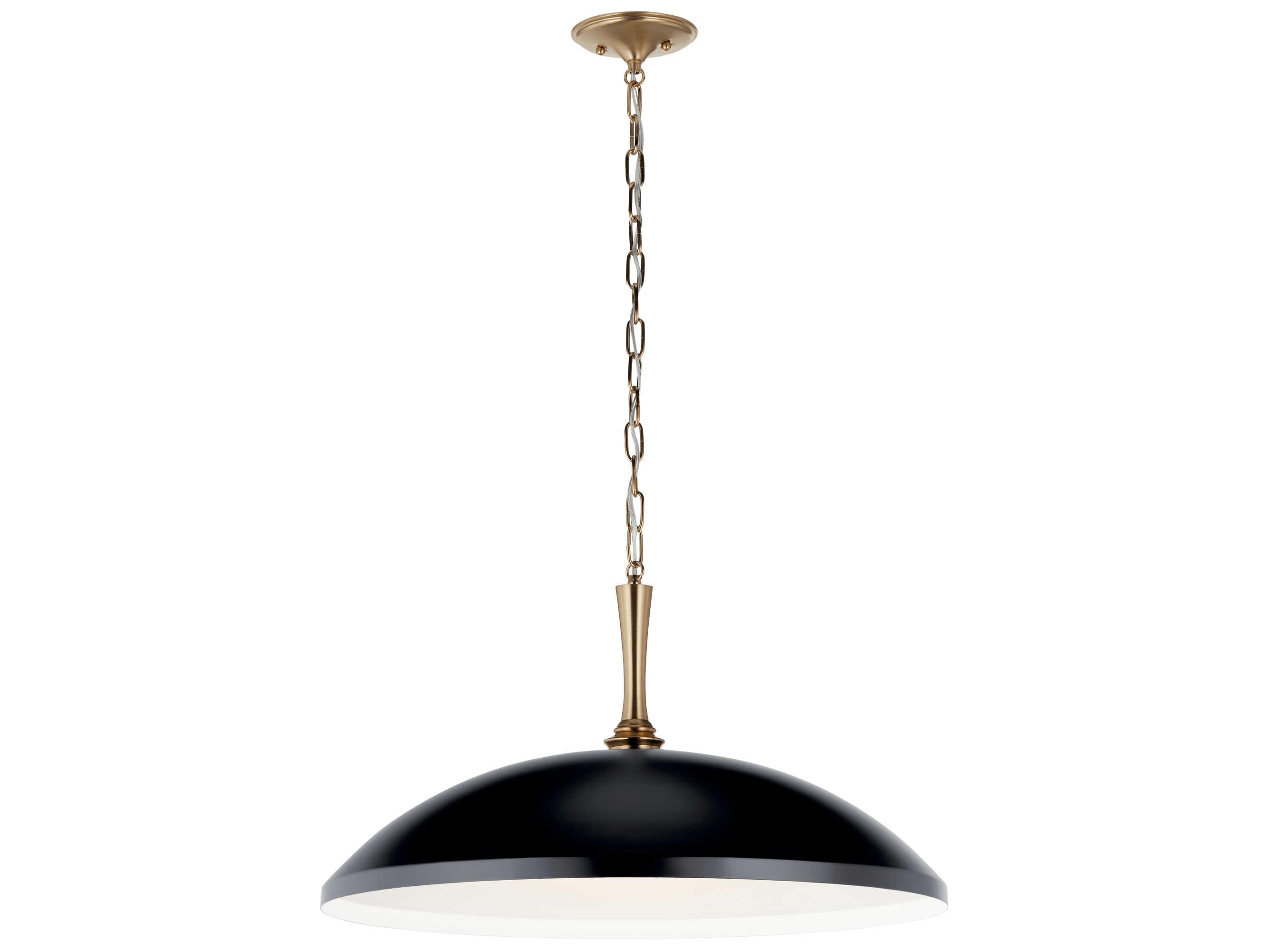 Kichler Delarosa 1-Light Black Pendant