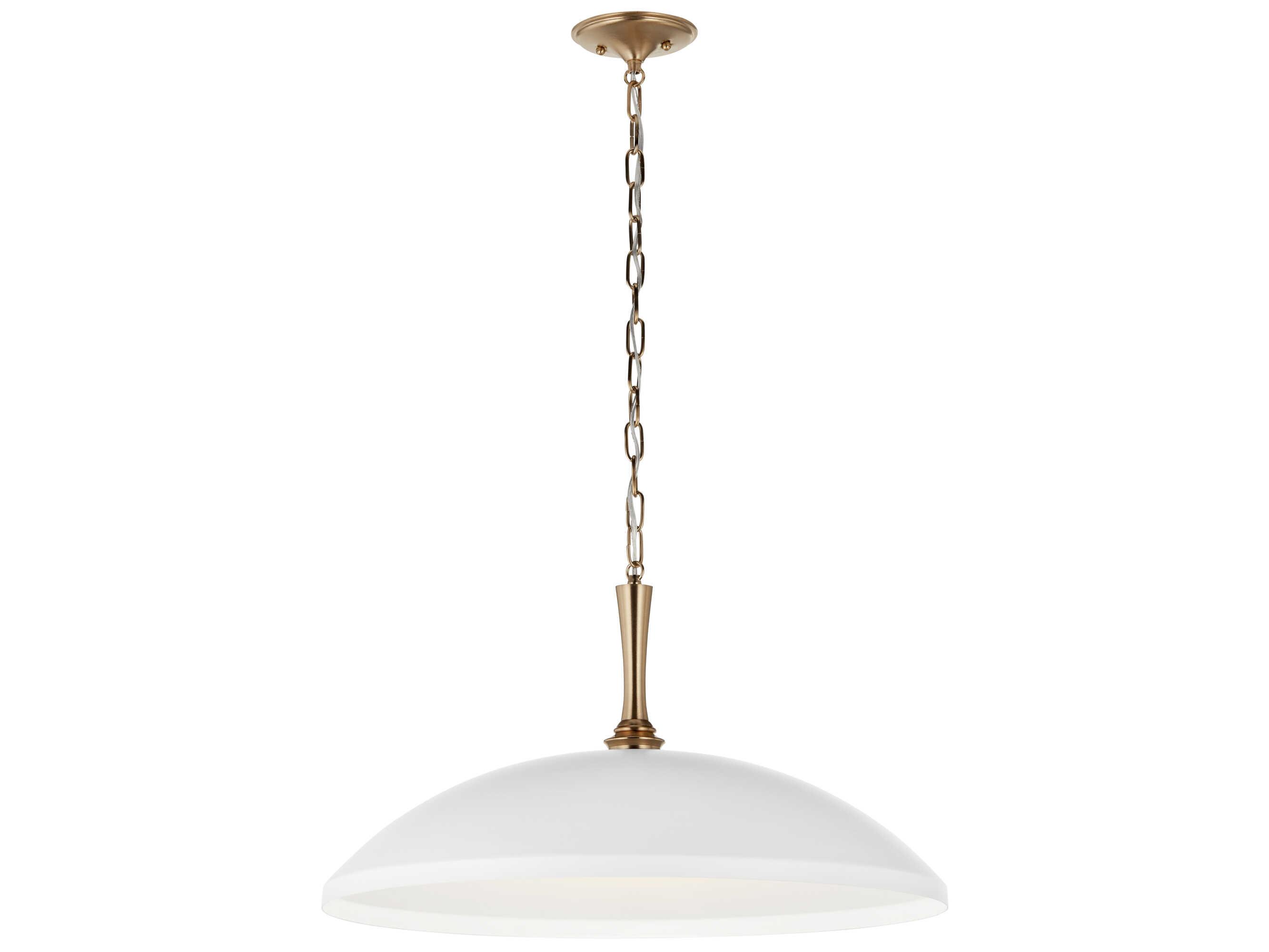 Kichler Delarosa 1-Light White Pendant