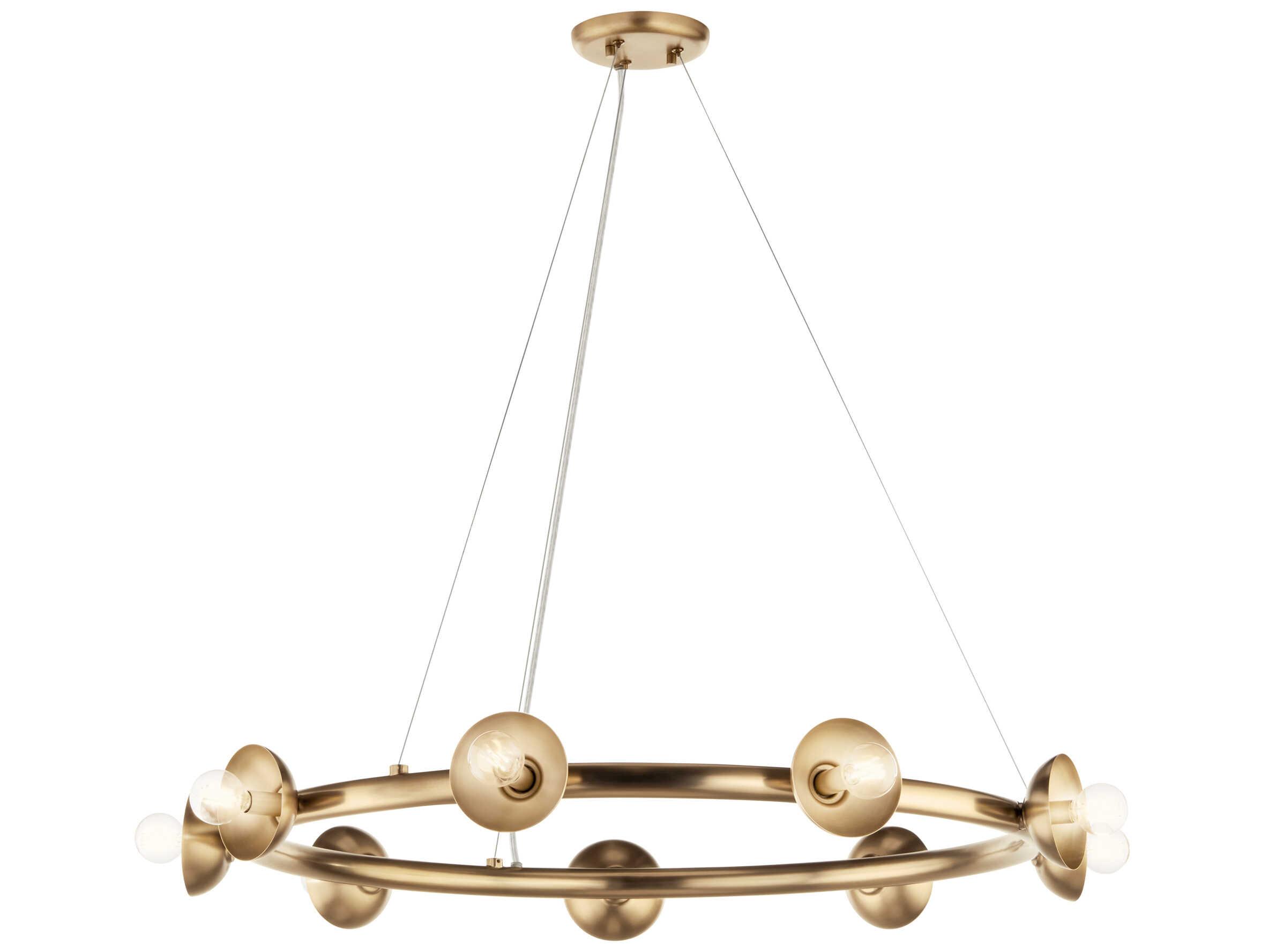 Kichler Palta 9-Light Champagne Bronze Chandelier