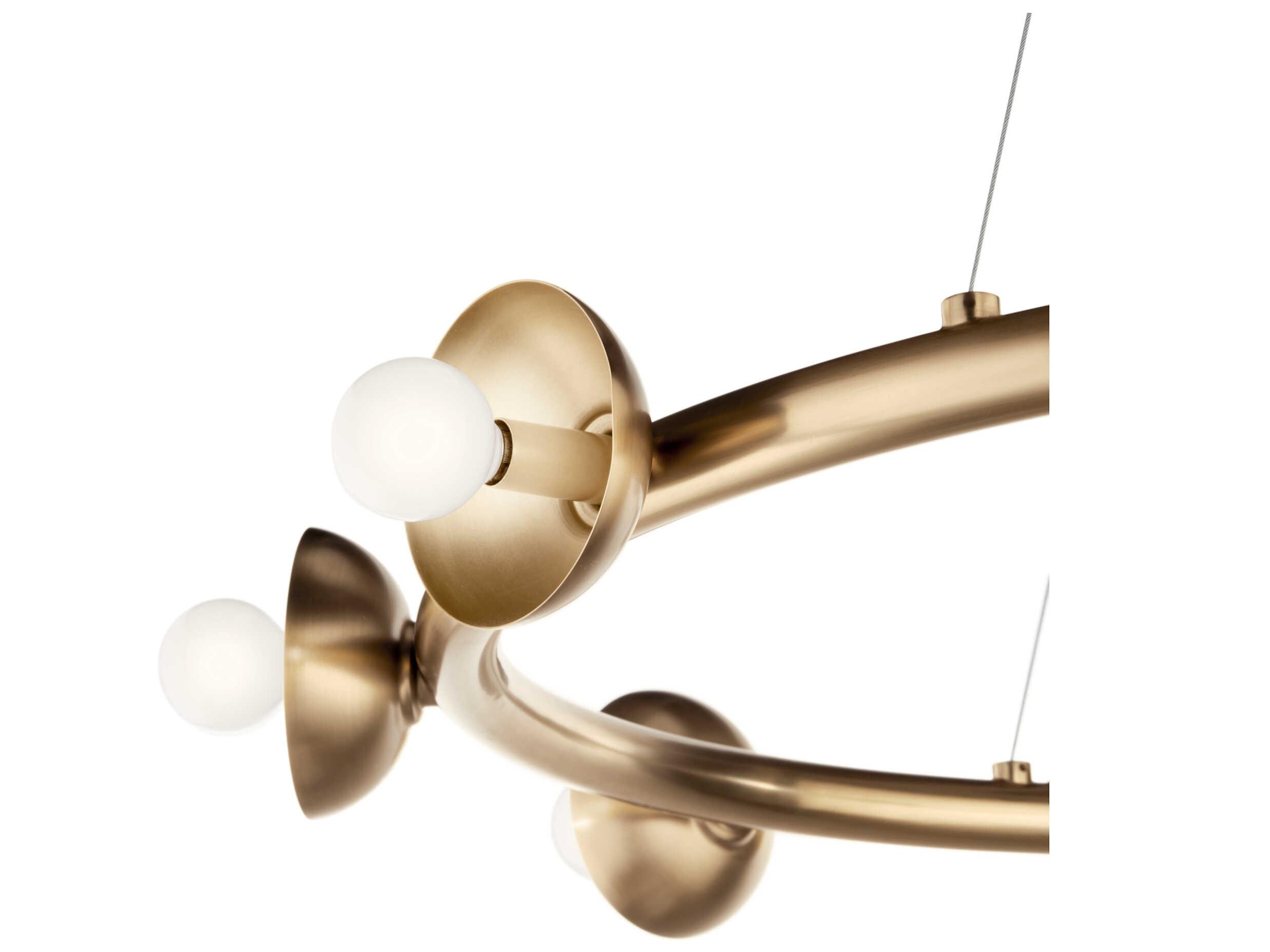 Kichler Palta 9-Light Champagne Bronze Chandelier