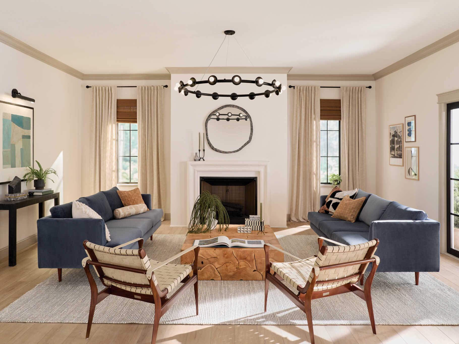 Kichler Palta 15-Light Black Chandelier