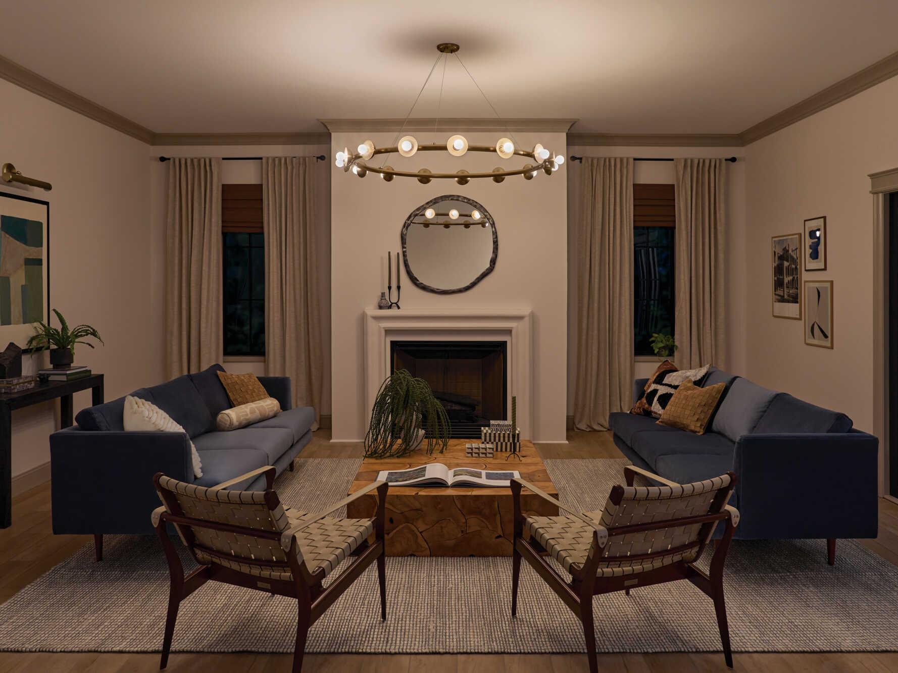 Kichler Palta 15-Light Champagne Bronze Chandelier