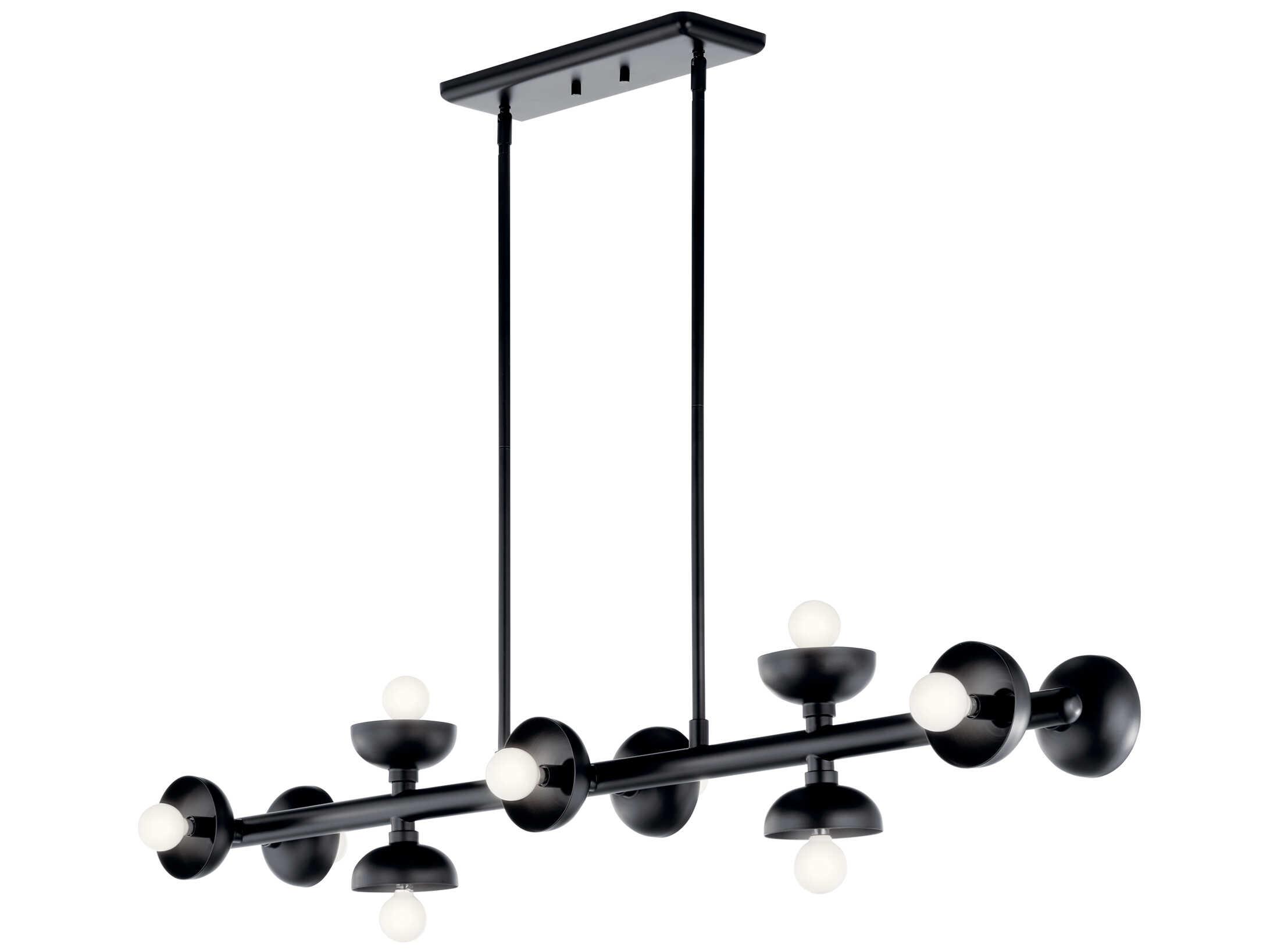 Kichler Palta 10-Light Black Island Pendant