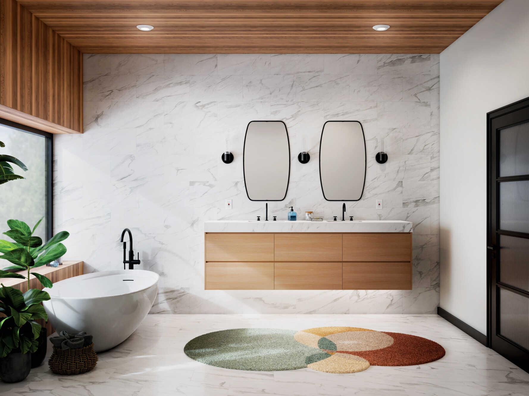 Kichler Aviv 1-Light Black Wall Sconce