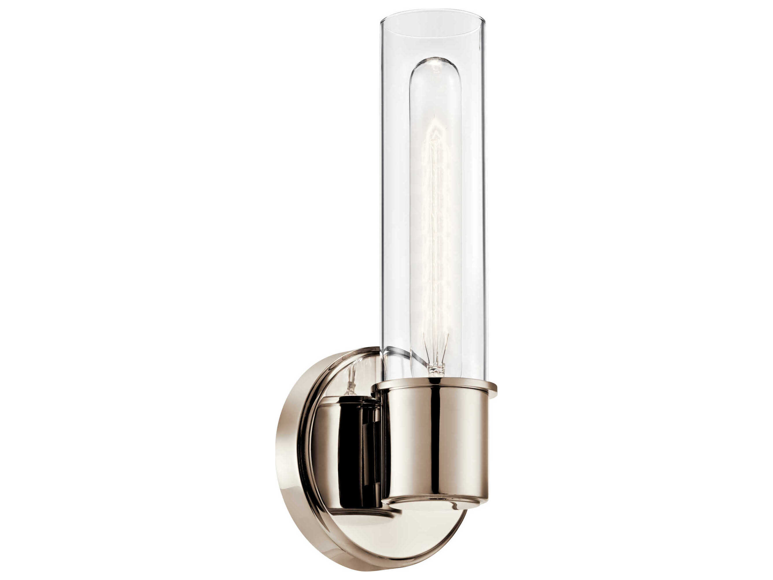 Kichler Aviv 1-Light Polished Nickel Wall Sconce