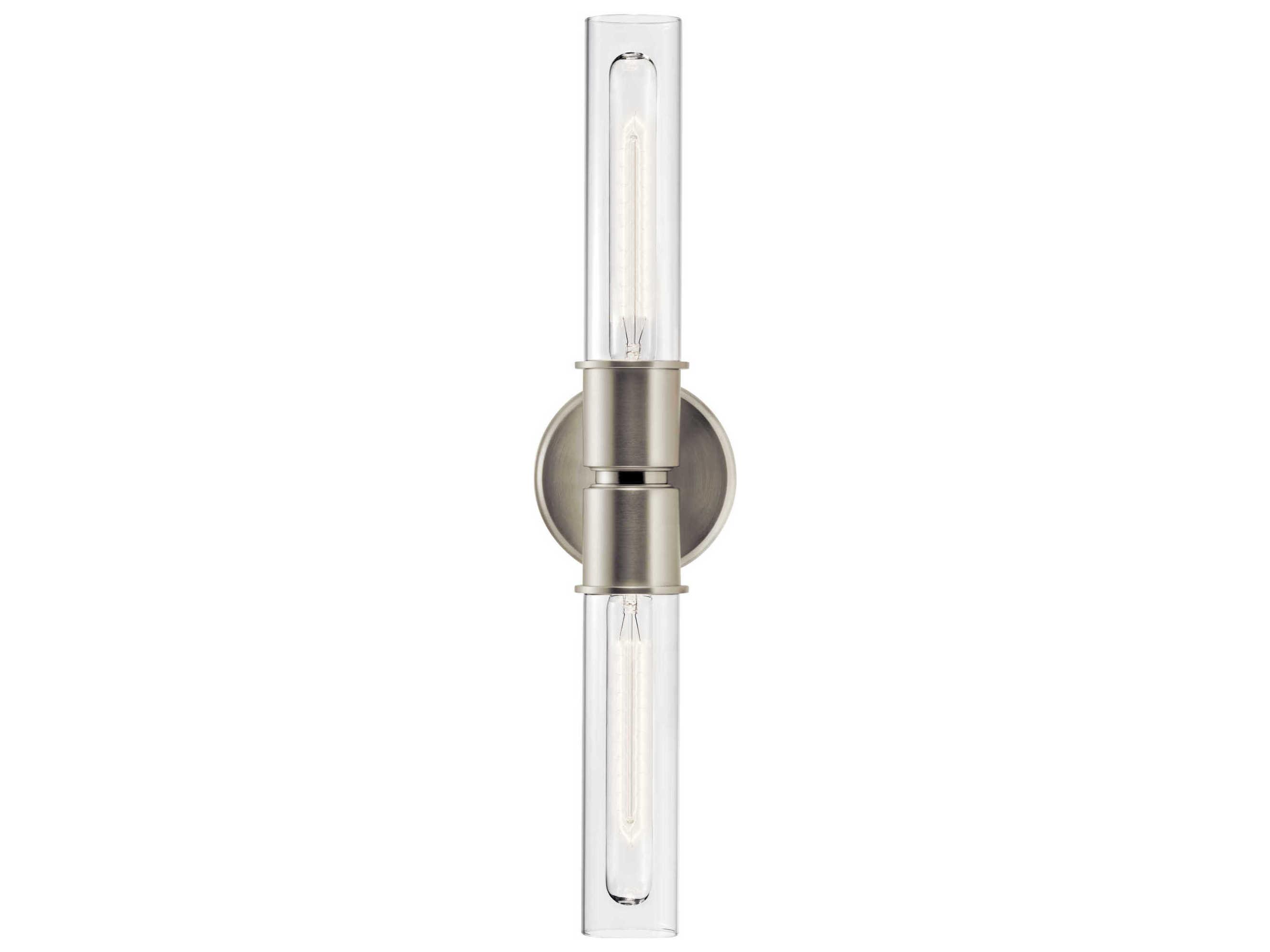 Kichler Aviv 2-Light Brushed Nickel Wall Sconce