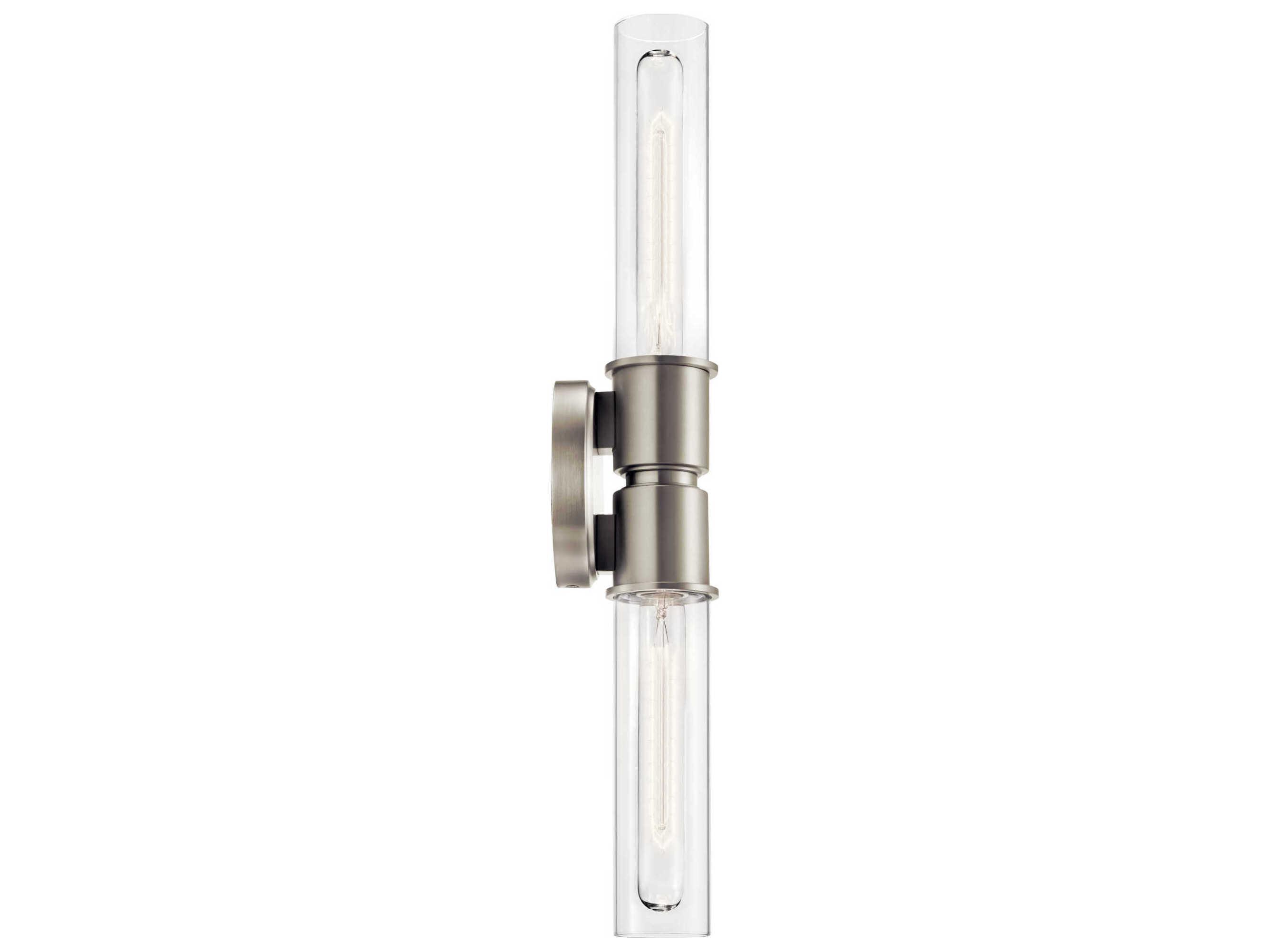 Kichler Aviv 2-Light Brushed Nickel Wall Sconce