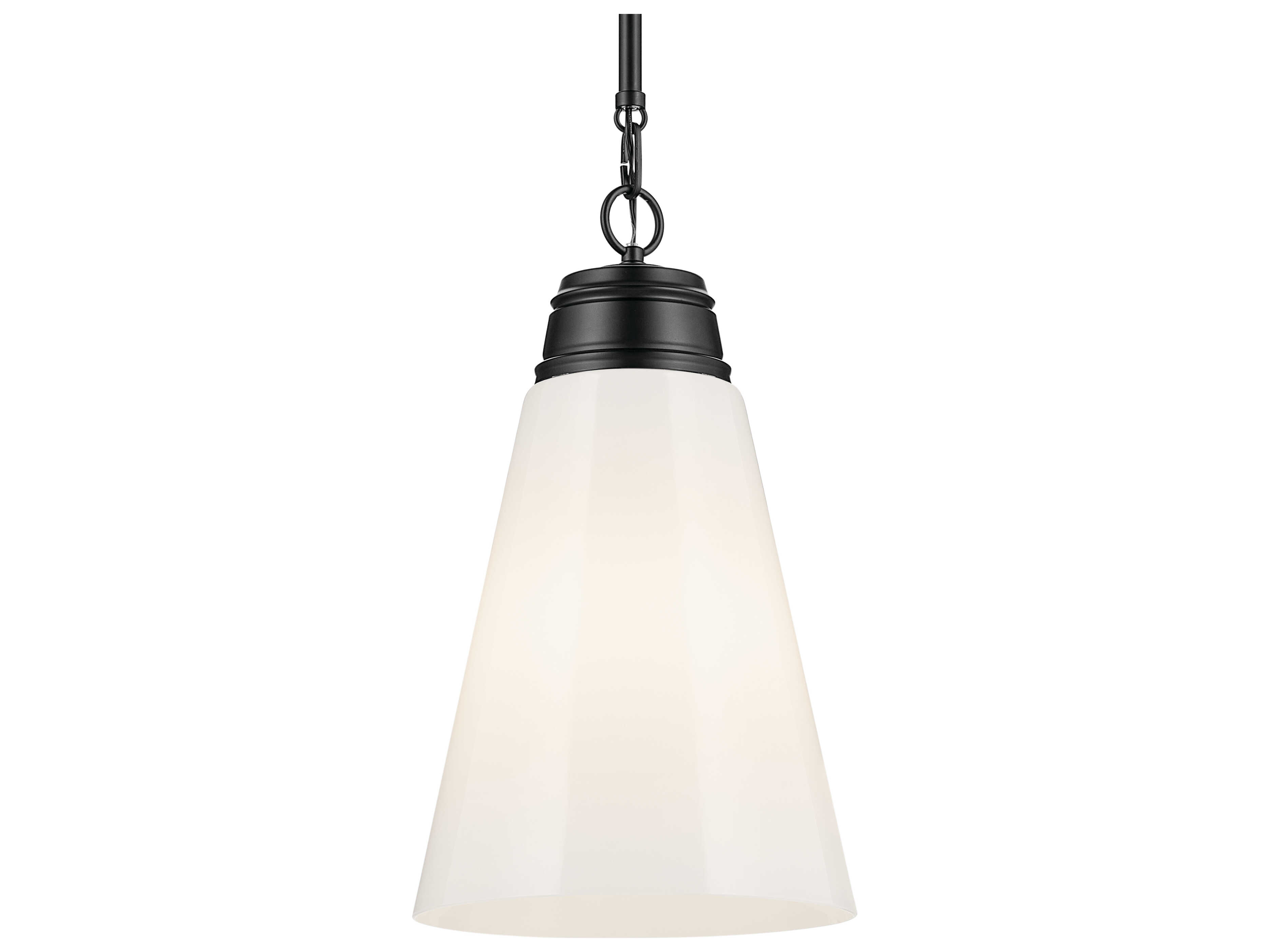 Kichler Marsailli 1-Light Black Mini Pendant