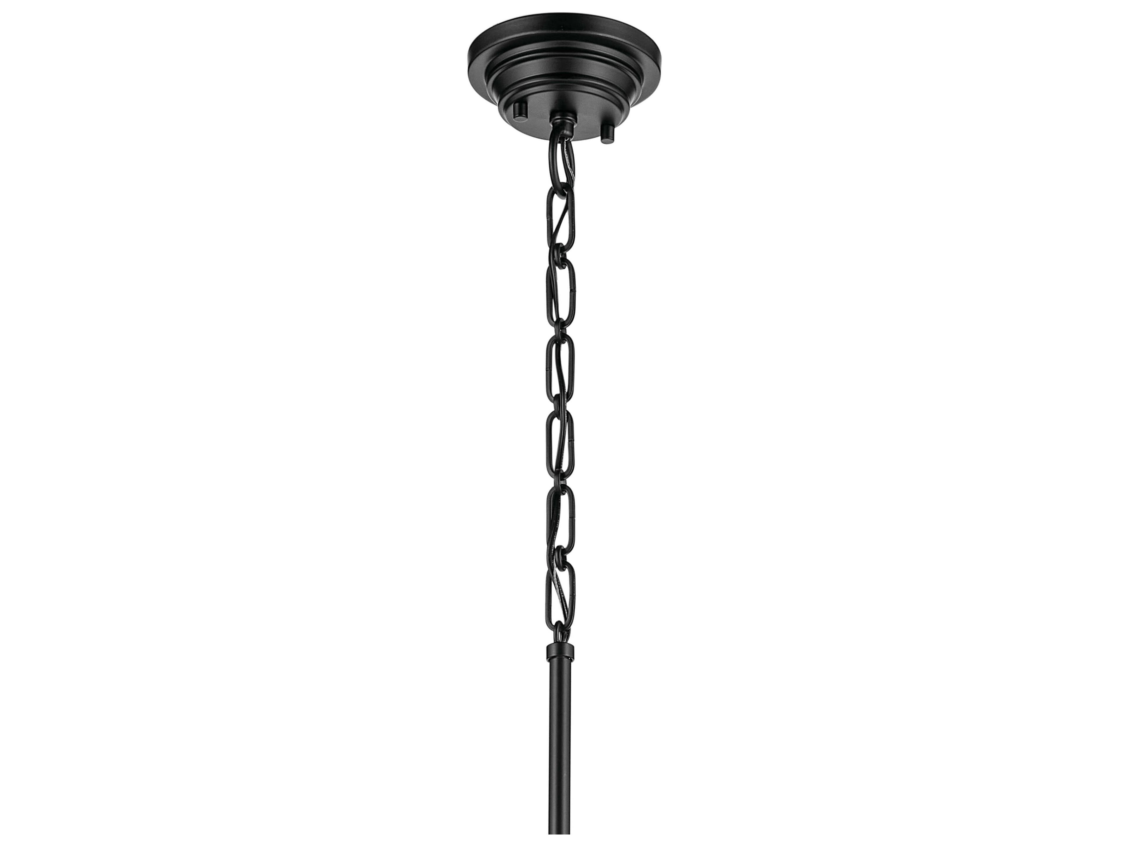 Kichler Marsailli 1-Light Black Mini Pendant