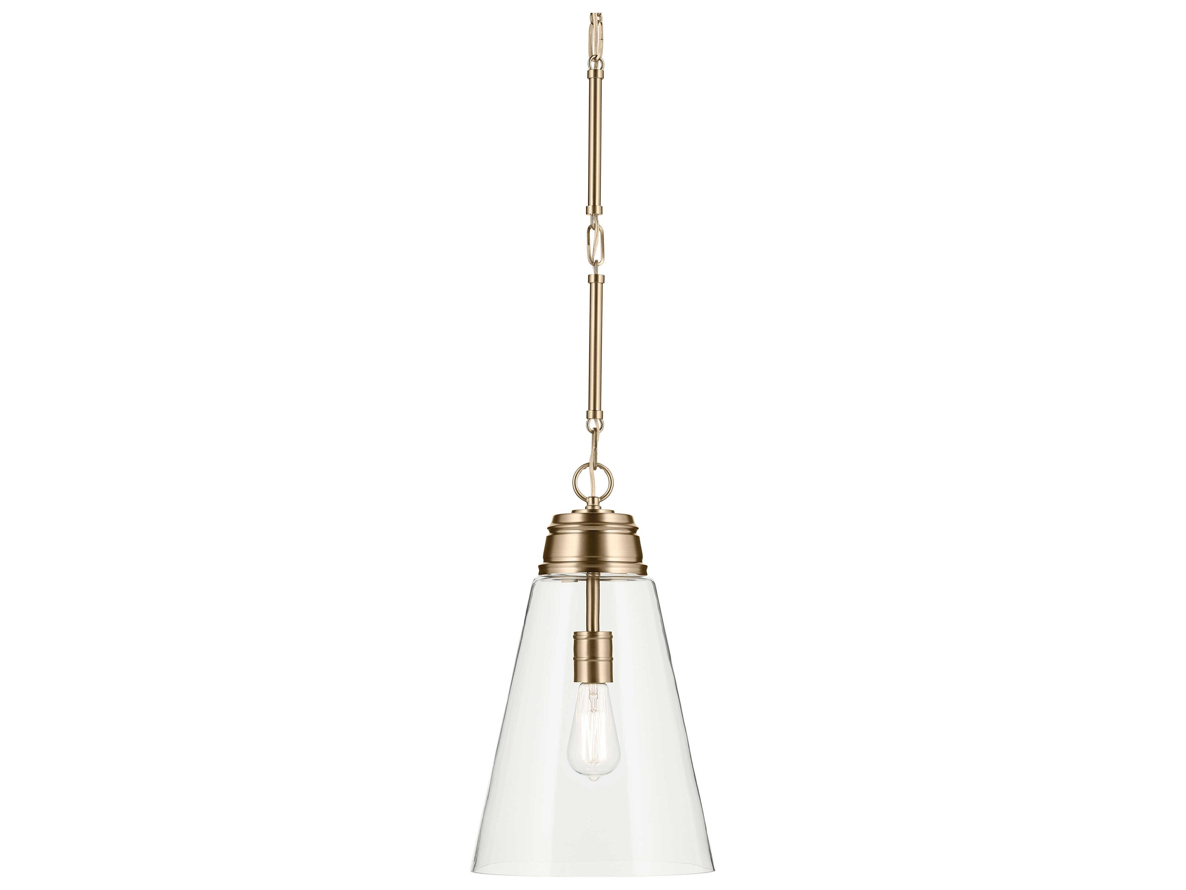 Kichler Marsailli 1-Light Champagne Bronze Mini Pendant