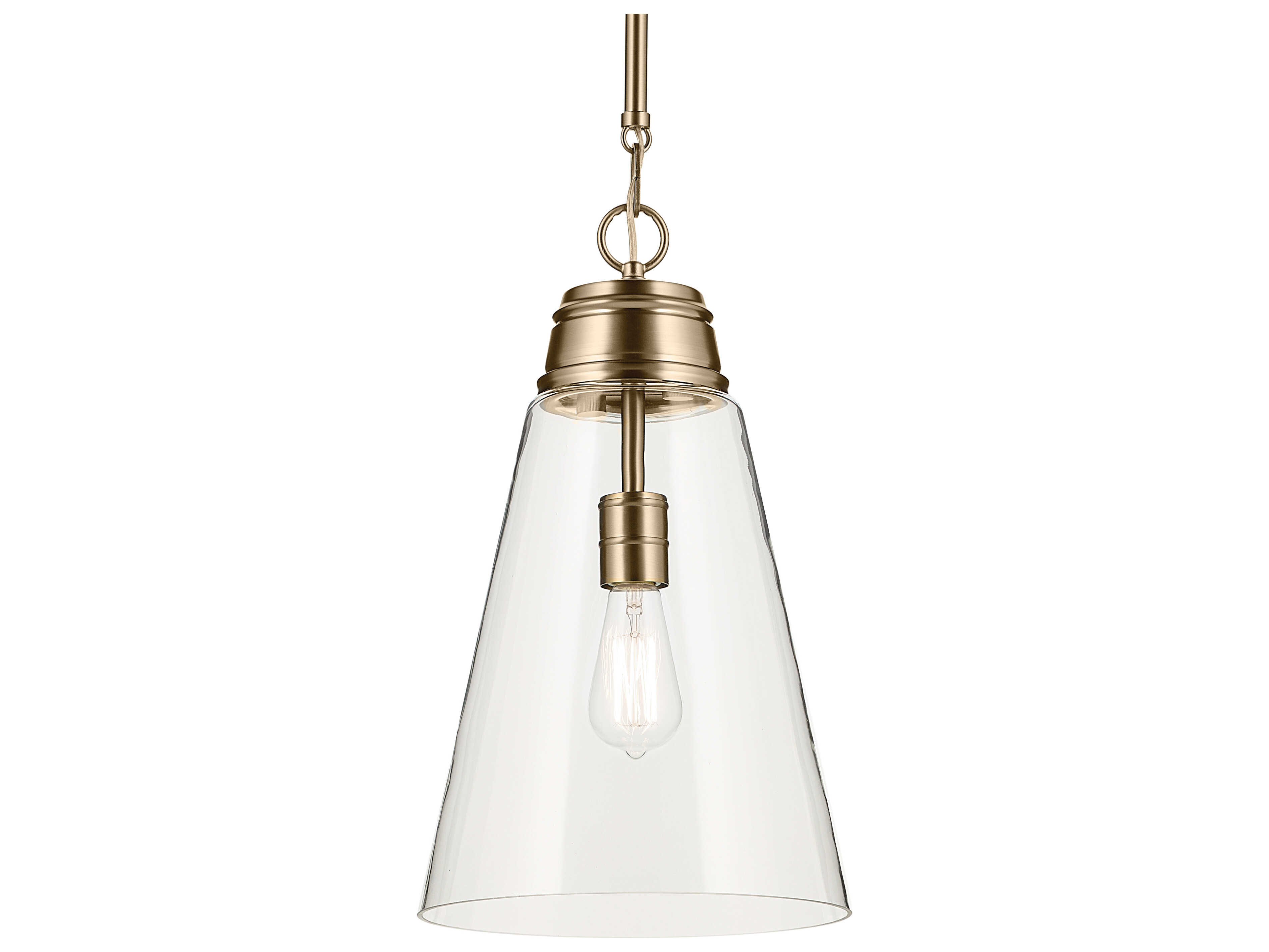 Kichler Marsailli 1-Light Champagne Bronze Mini Pendant