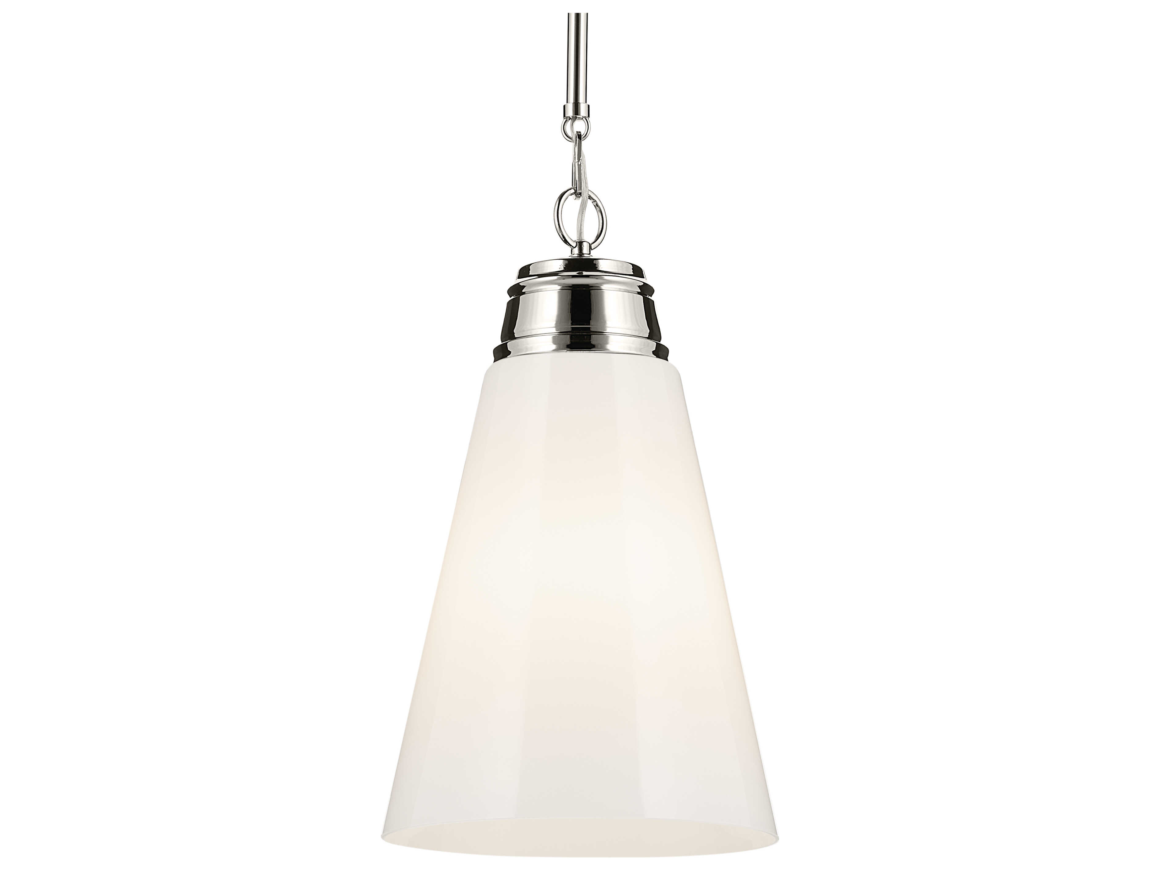 Kichler Marsailli 1-Light Polished Nickel Mini Pendant