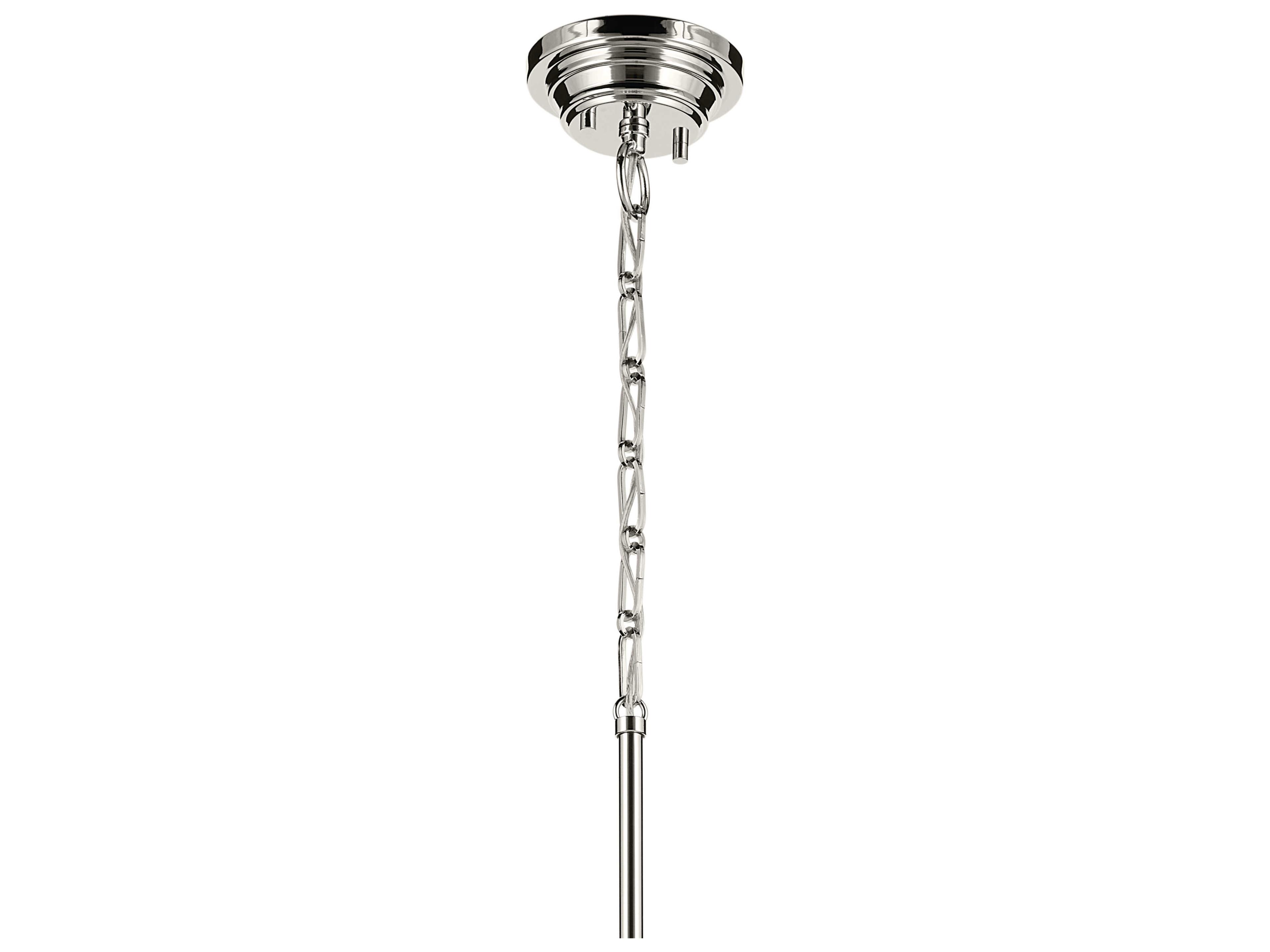 Kichler Marsailli 1-Light Polished Nickel Mini Pendant