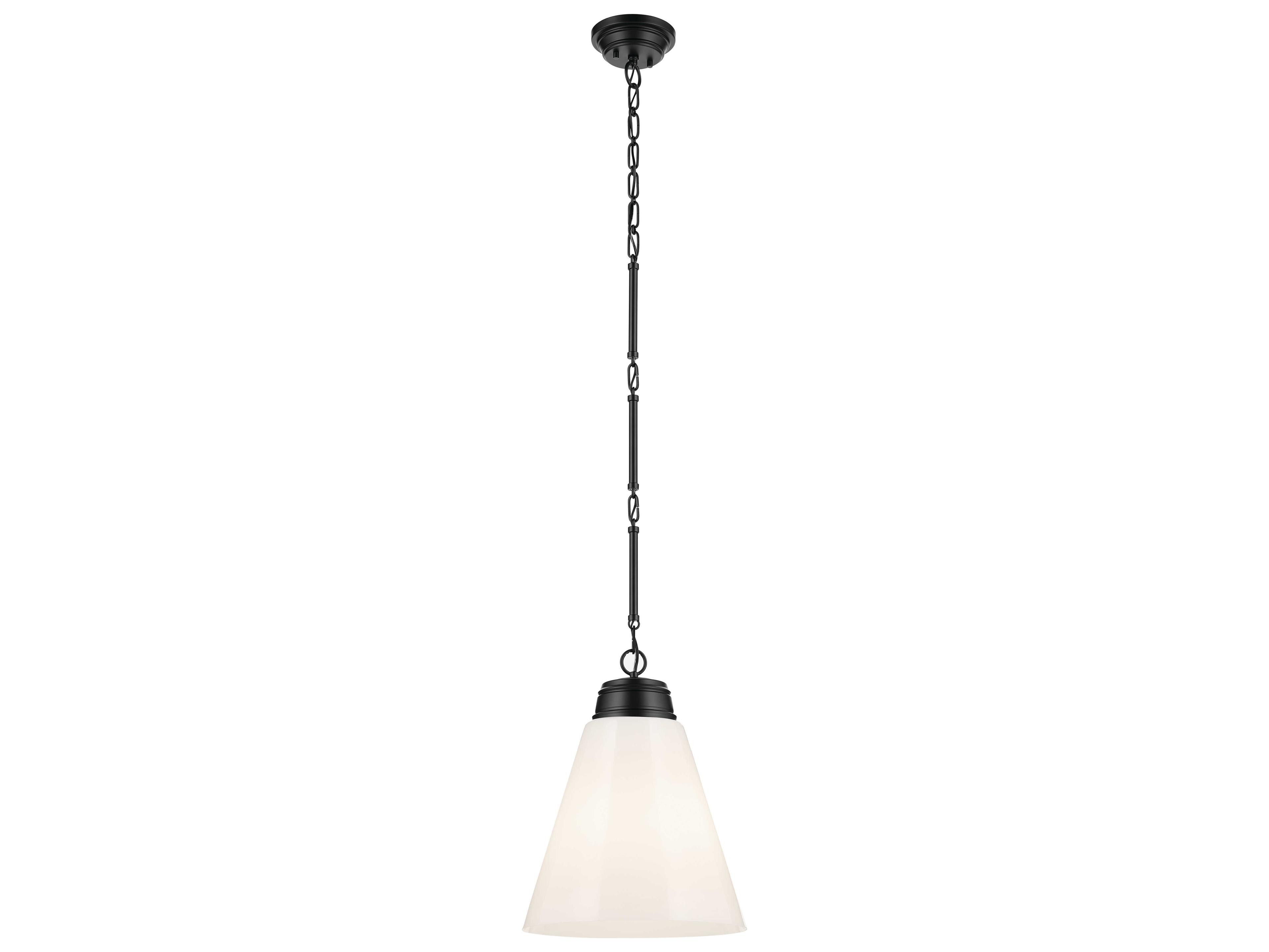 Kichler Marsailli 1-Light Black Pendant