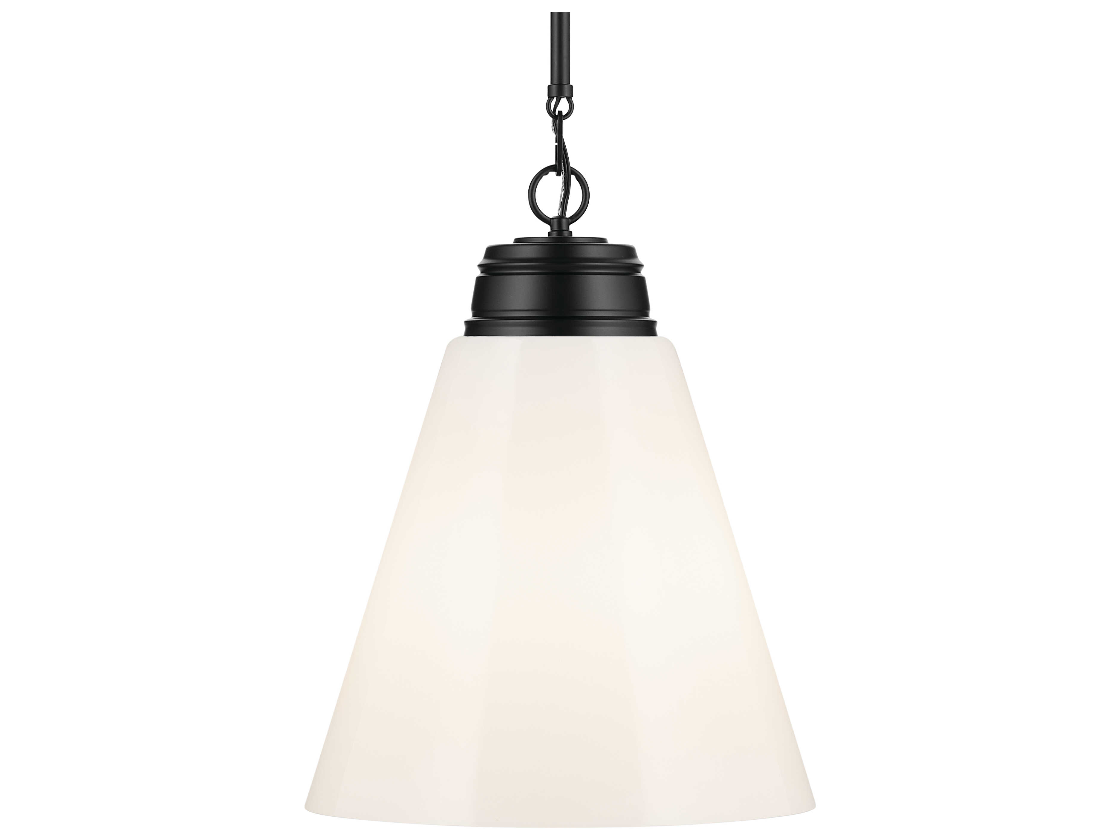 Kichler Marsailli 1-Light Black Pendant