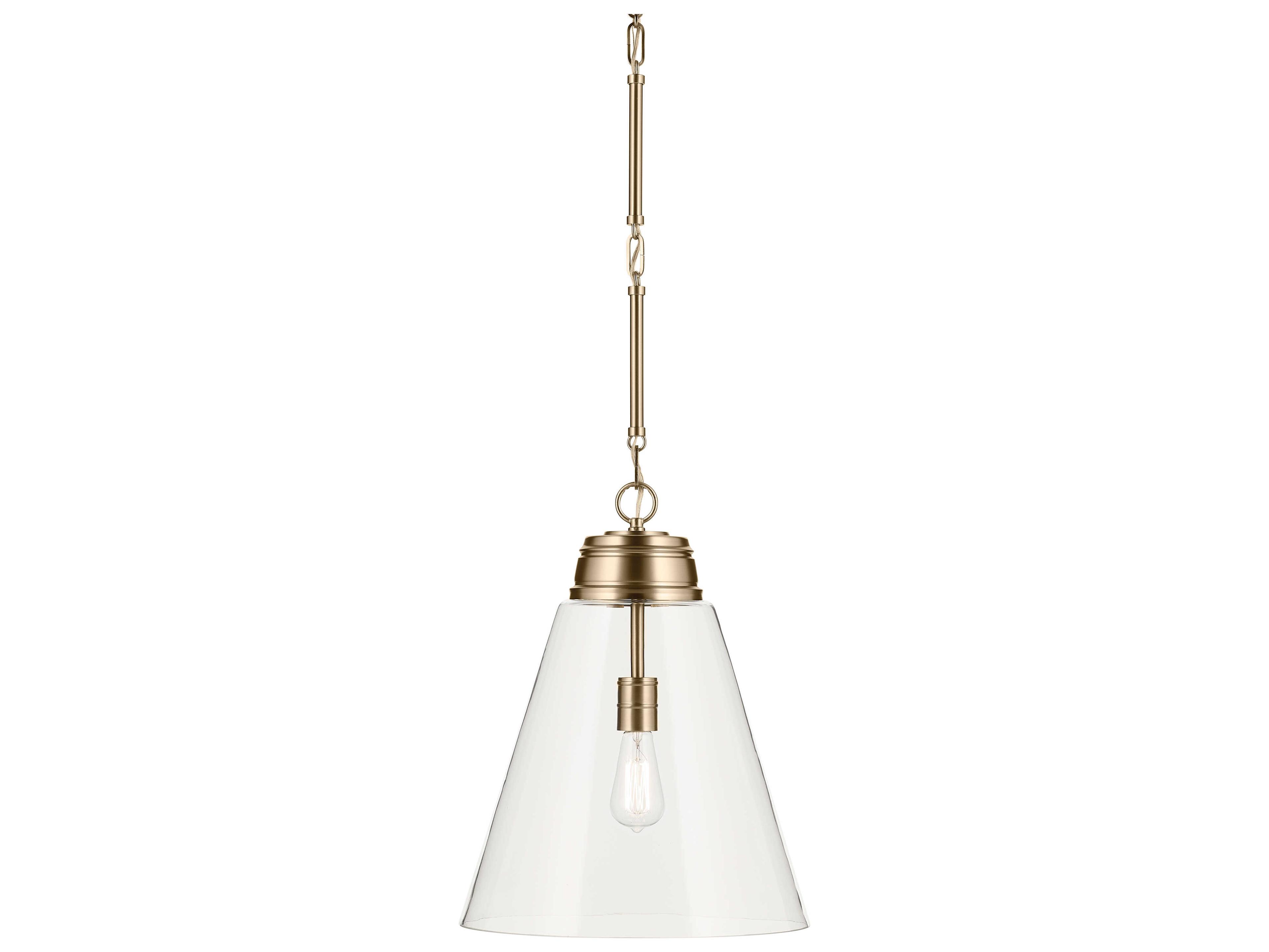 Kichler Marsailli 1-Light Champagne Bronze Pendant