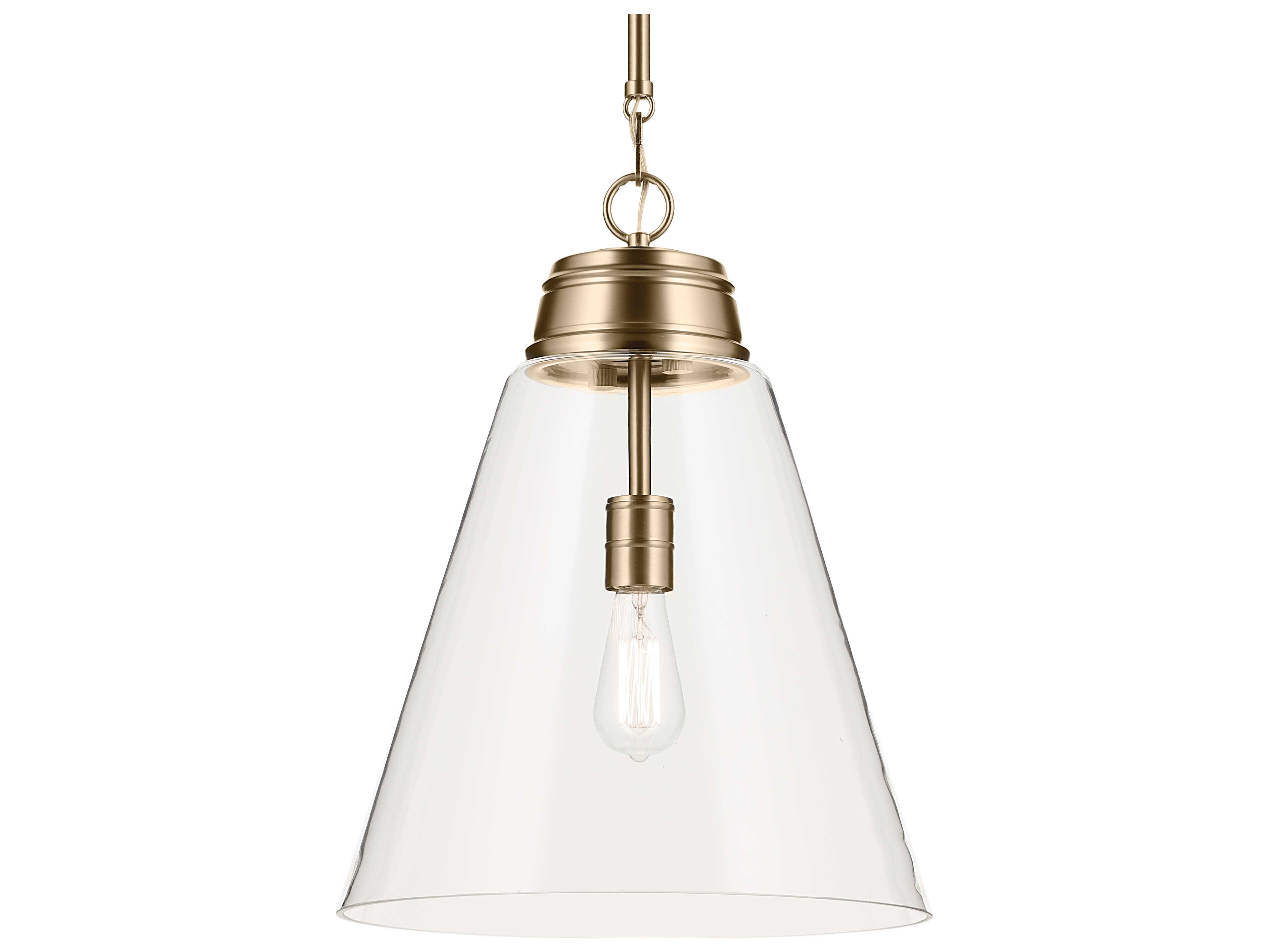 Kichler Marsailli 1-Light Champagne Bronze Pendant