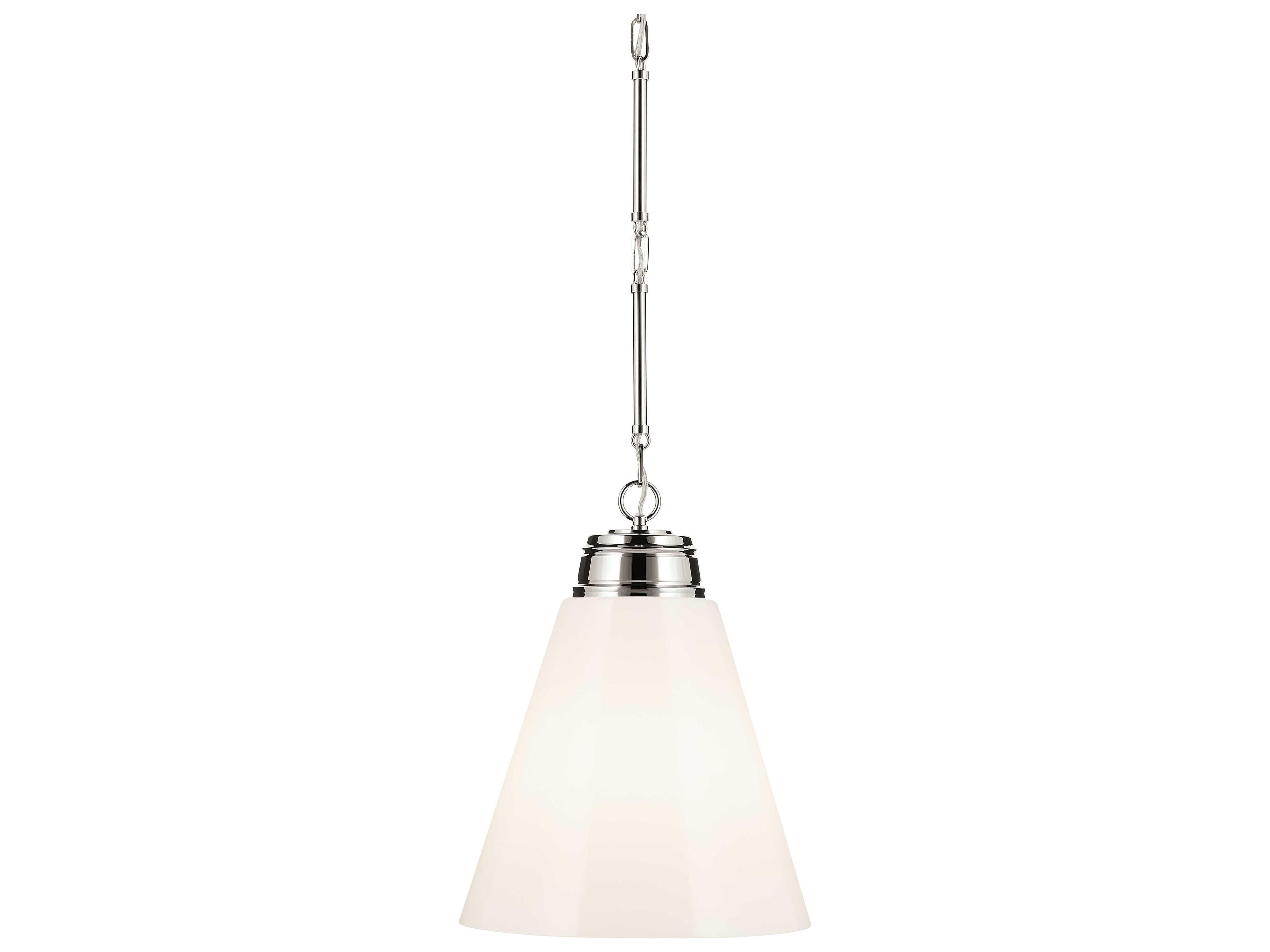 Kichler Marsailli 1-Light Polished Nickel Pendant