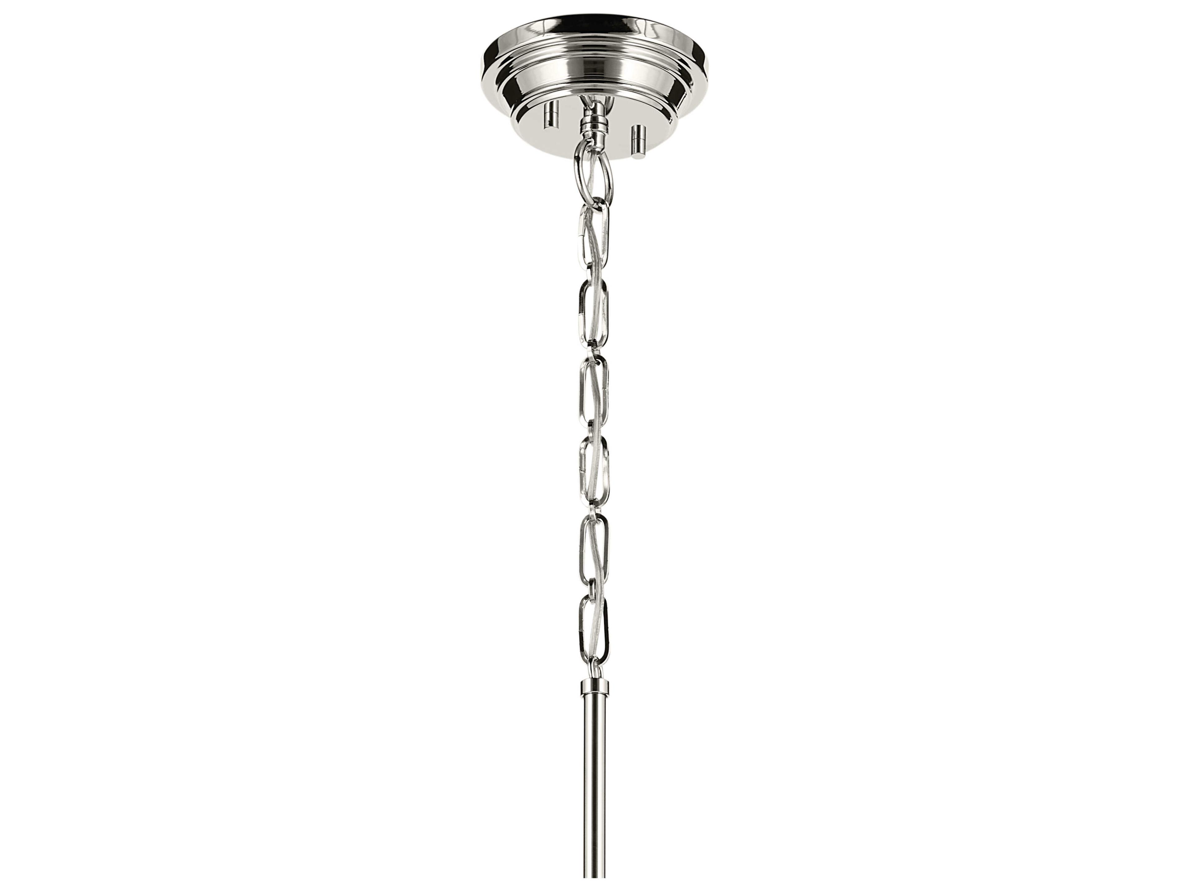 Kichler Marsailli 1-Light Polished Nickel Pendant