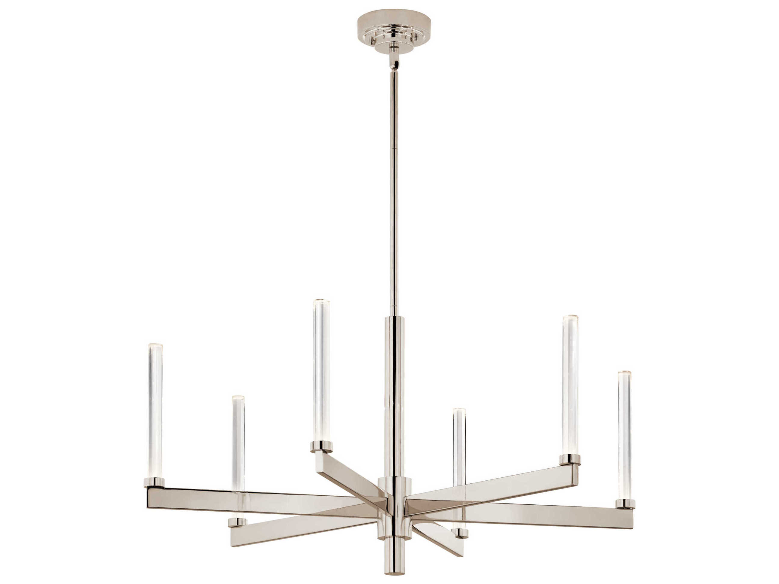 Kichler Sycara 6-Light Polished Nickel Chandelier