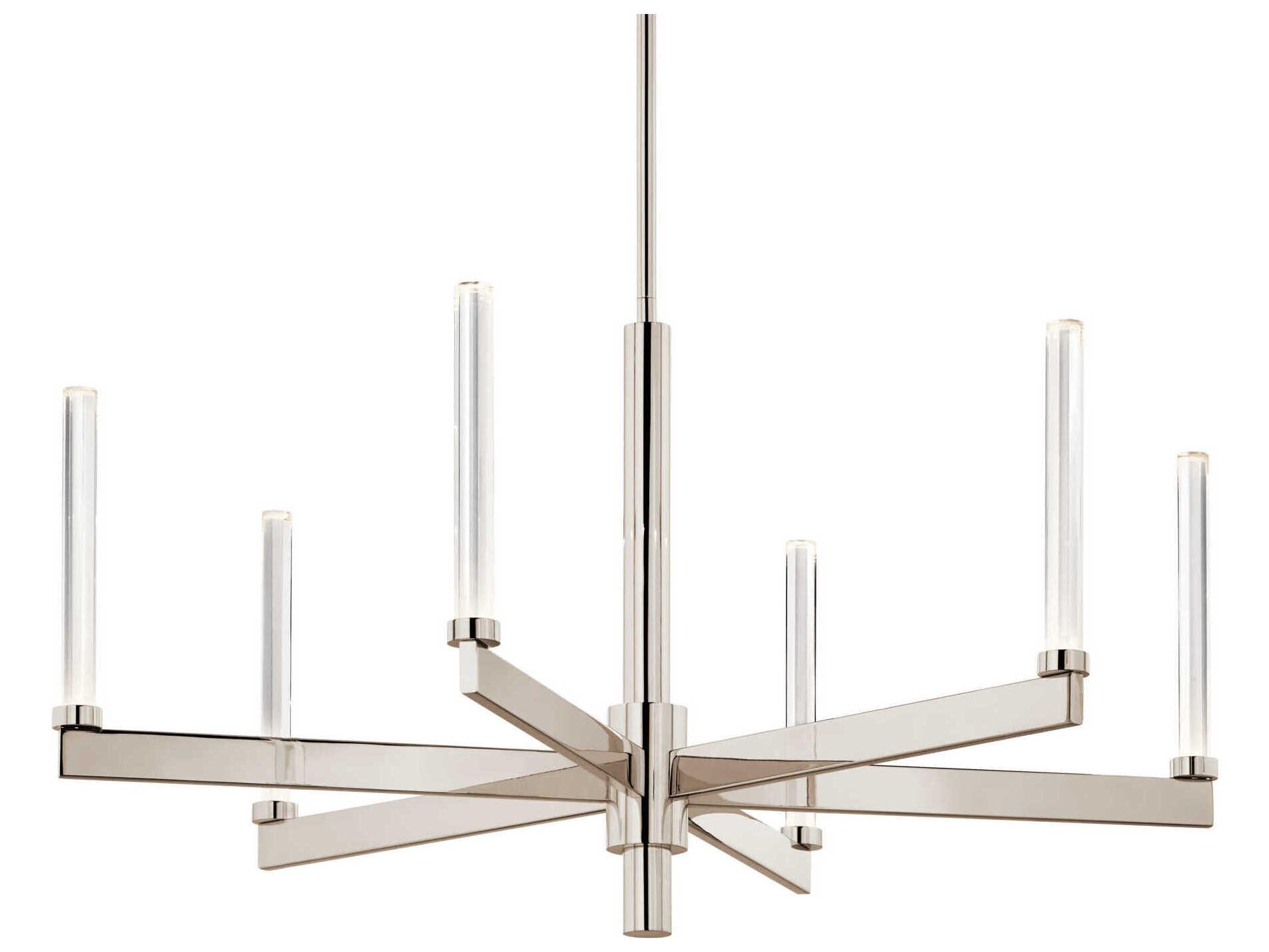 Kichler Sycara 6-Light Polished Nickel Chandelier