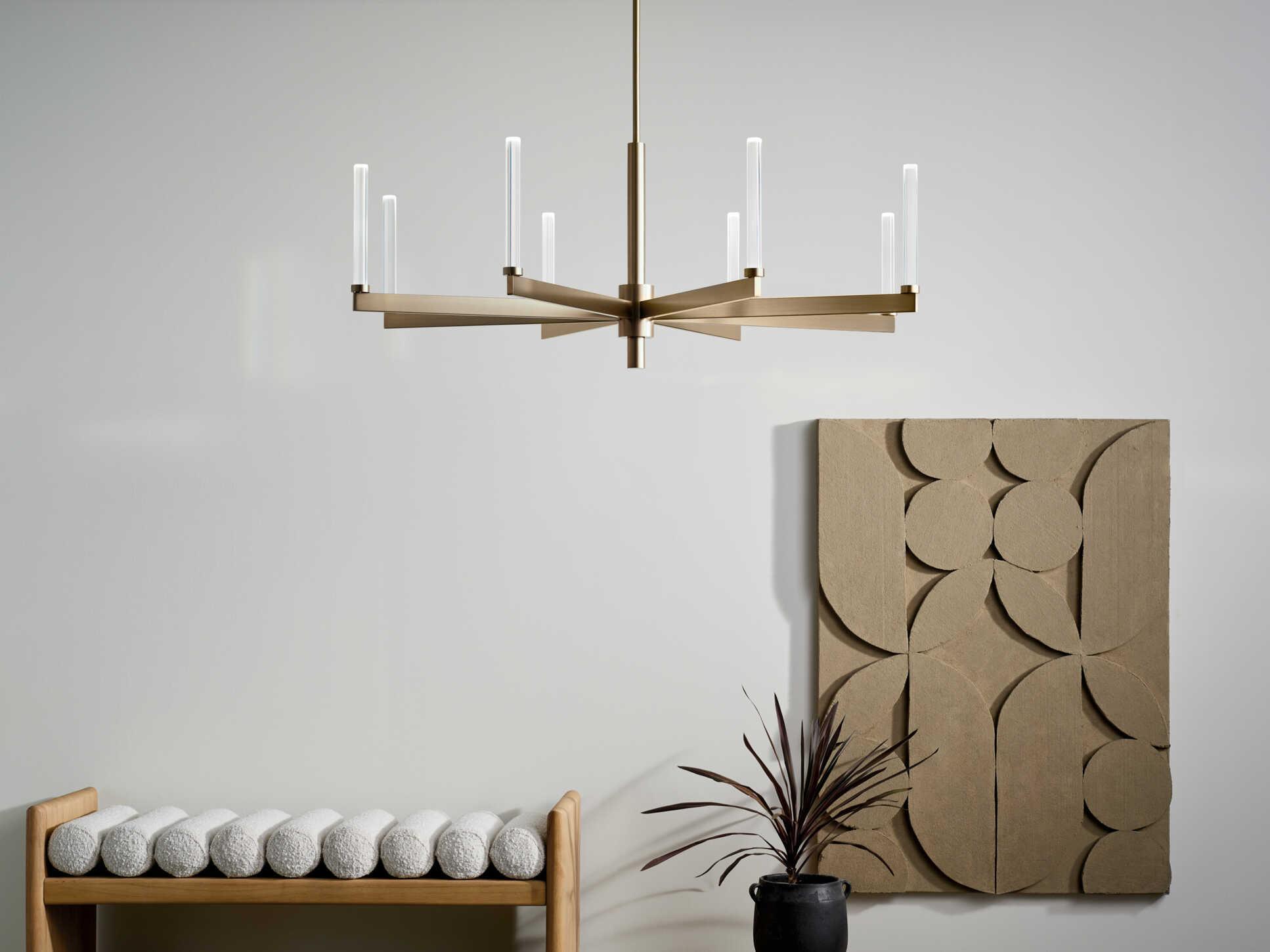 Kichler Sycara 8-Light Champagne Bronze Chandelier